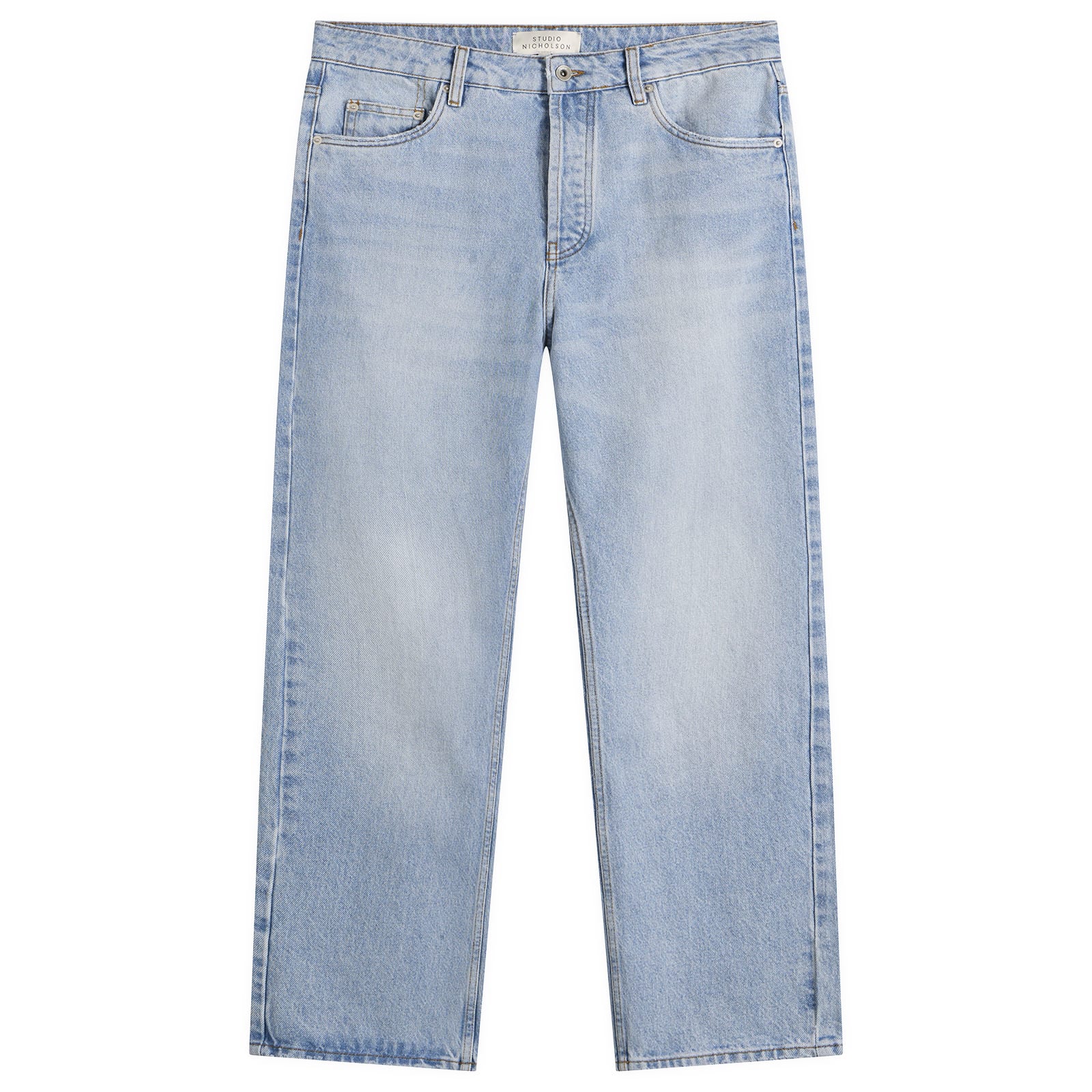 Studio Nicholson Men’s Riso 90’s Jean Bleached Wash