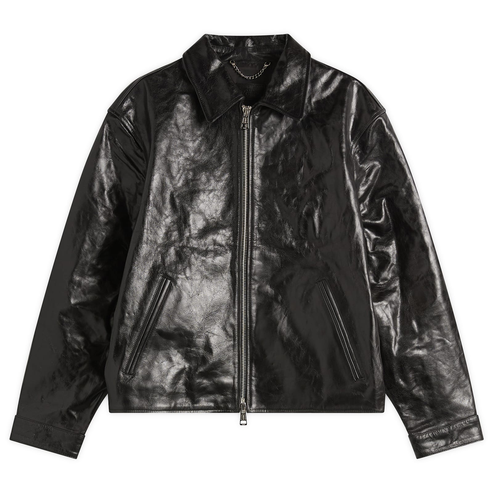 Ronning Men’s Leather Jacket Black