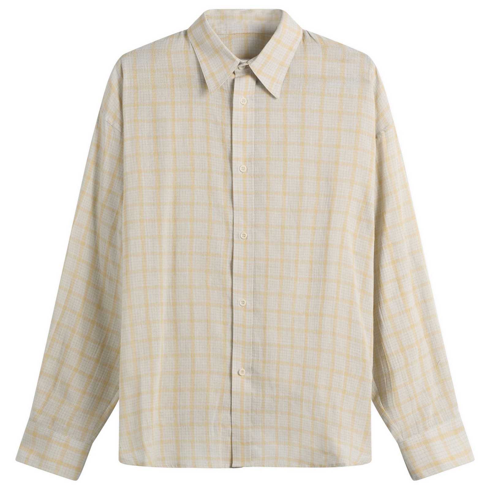 Sage Nation Men’s Chisholm Check Shirt Blue/Yellow Check