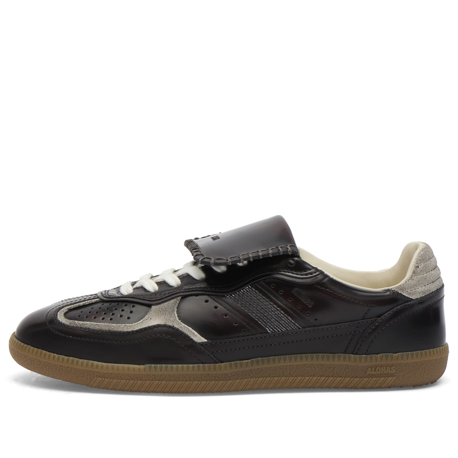 Alohas TB 490 Vintage Effect Leather Sneakers