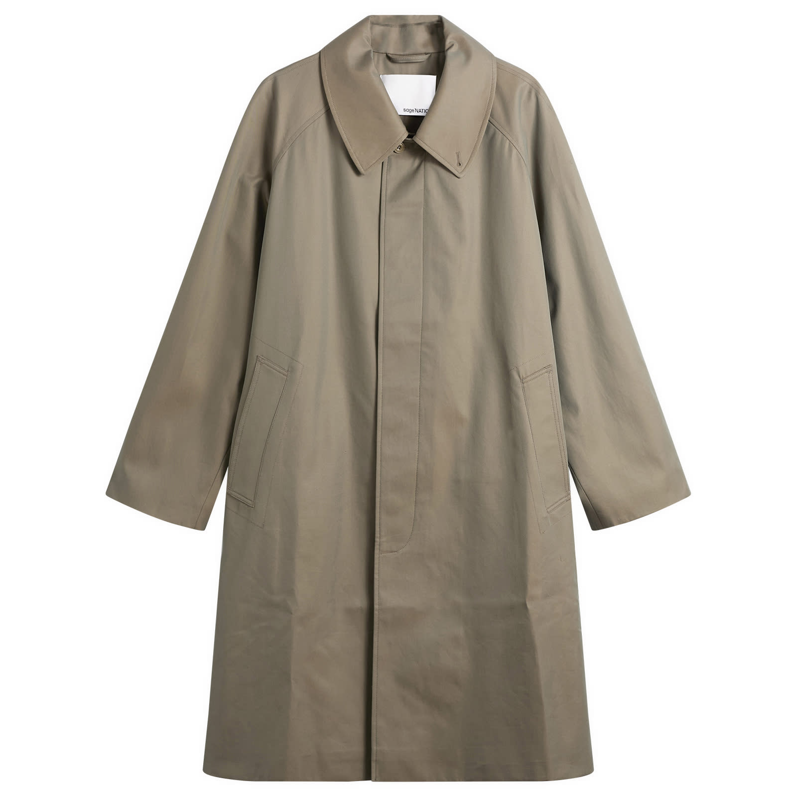 Sage Nation Men’s Westminster Overcoat Tropical Taupe
