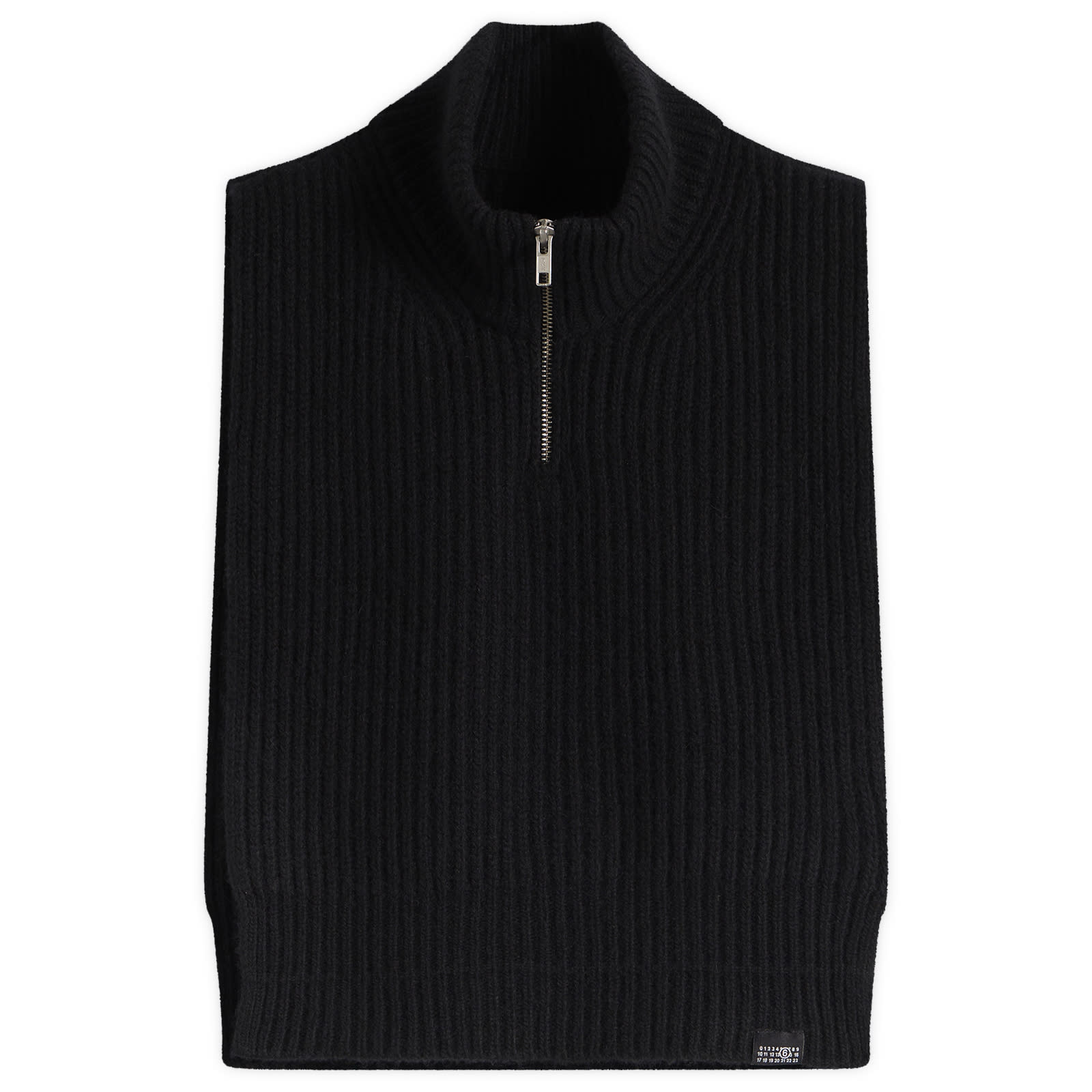MM6 Maison Margiela Women's Wool Sweater Vest in Black, Size Small