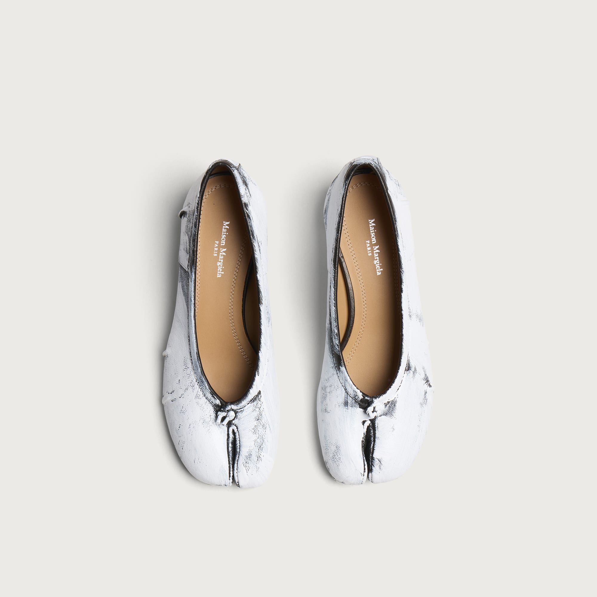 Maison Margiela Tabi New Ballerina 'Black White' — photo 4