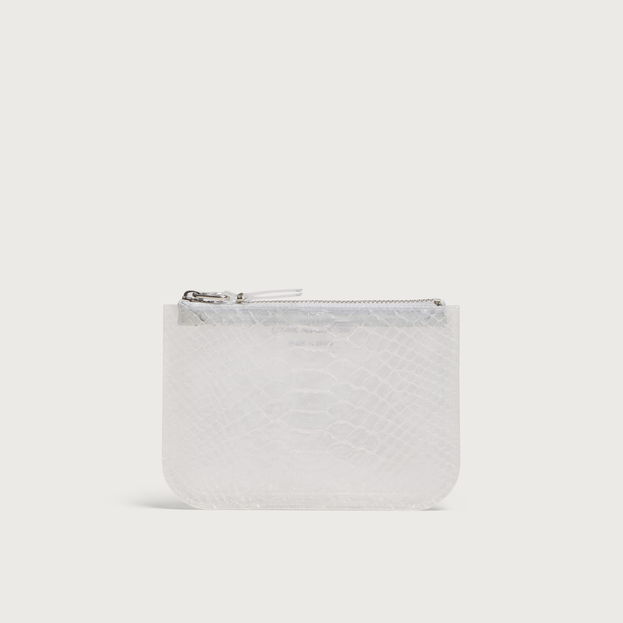 Comme des Garçons Wallet SA8100ST Wallet in Snake Transparent