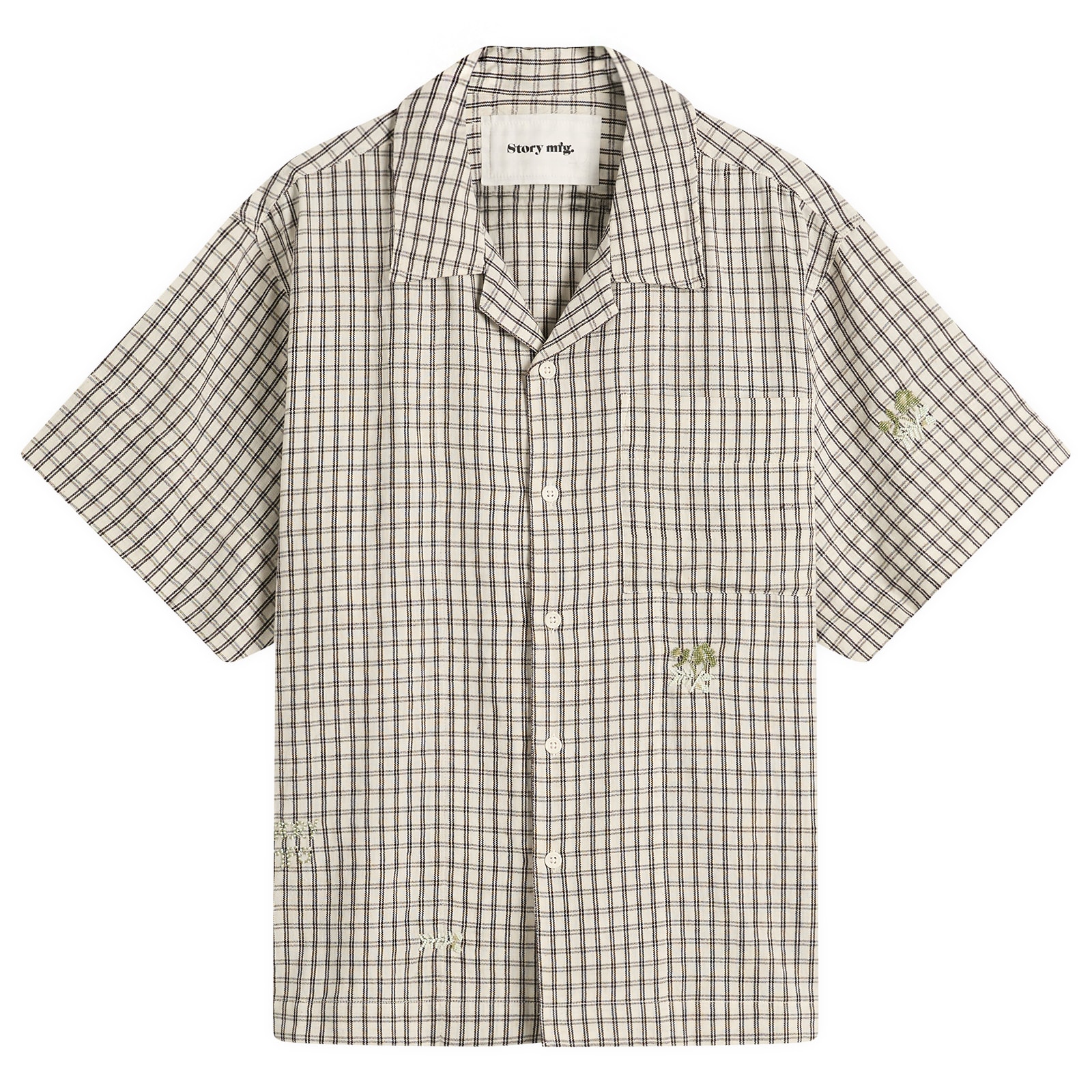 Story mfg. Men’s Greetings Shirt Interrupted Beads