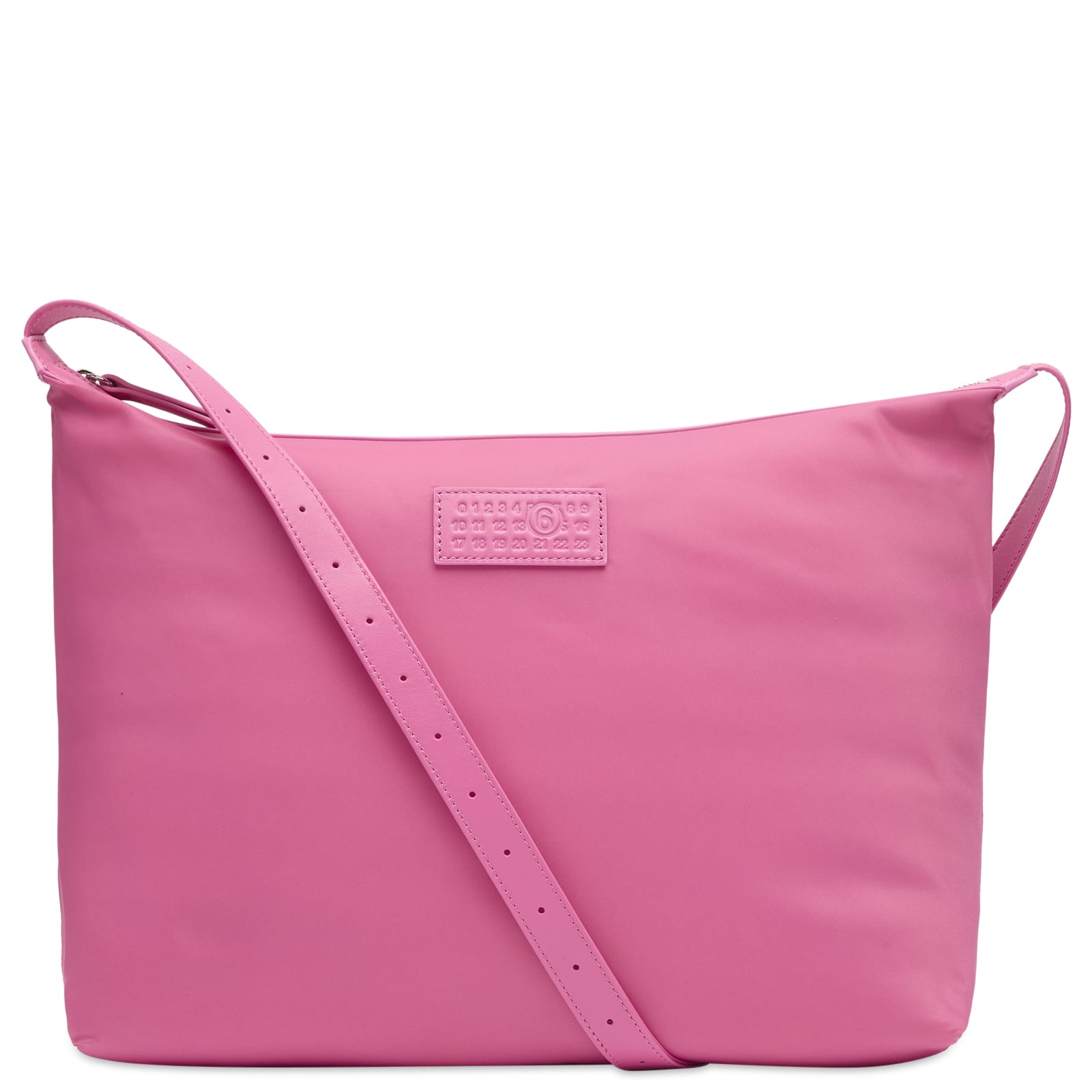 MM6 Maison Margiela Women's Nylon Crossbody Bag in Carmine Rose