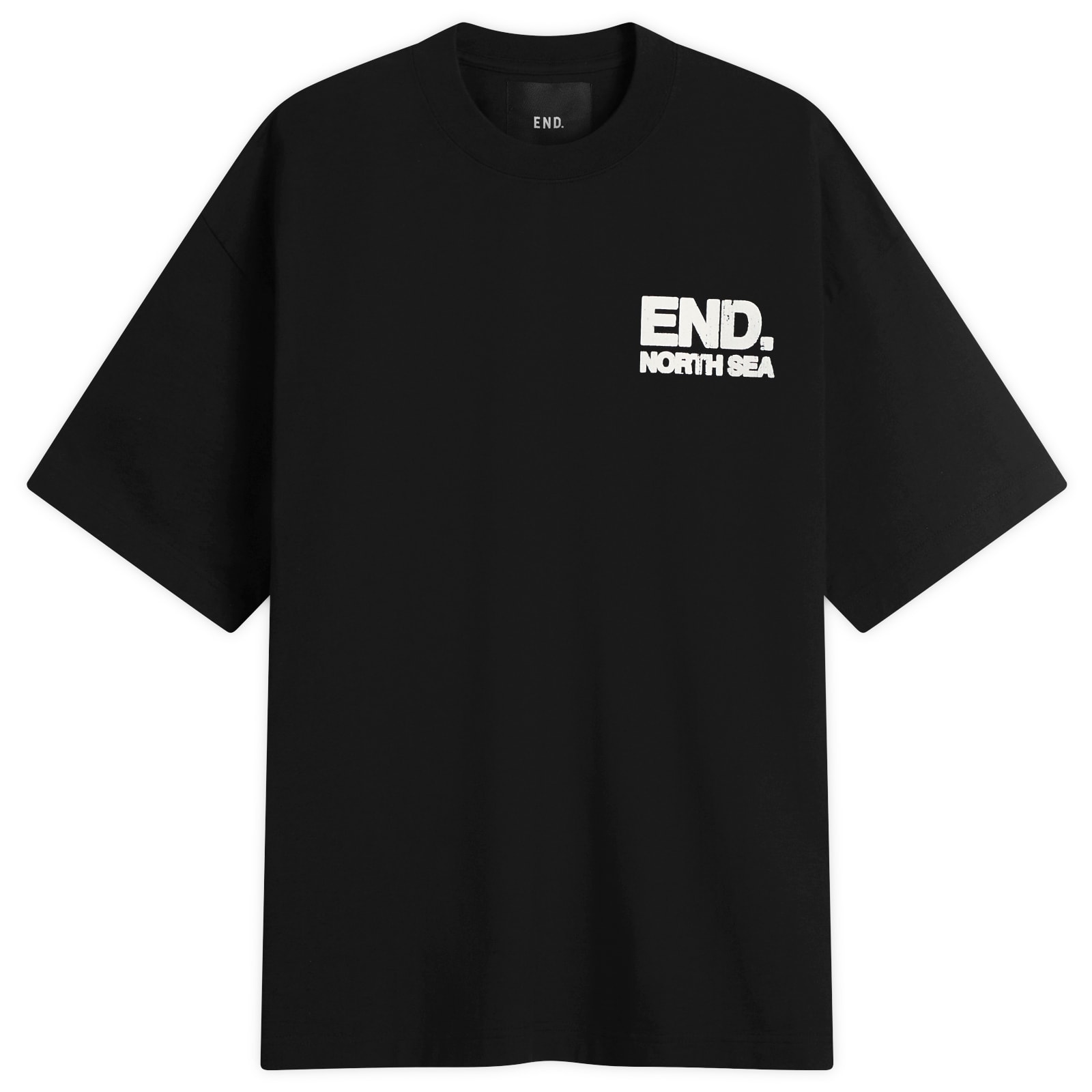 END. Coastal Locals Only T-Shirt in Black, Size Small