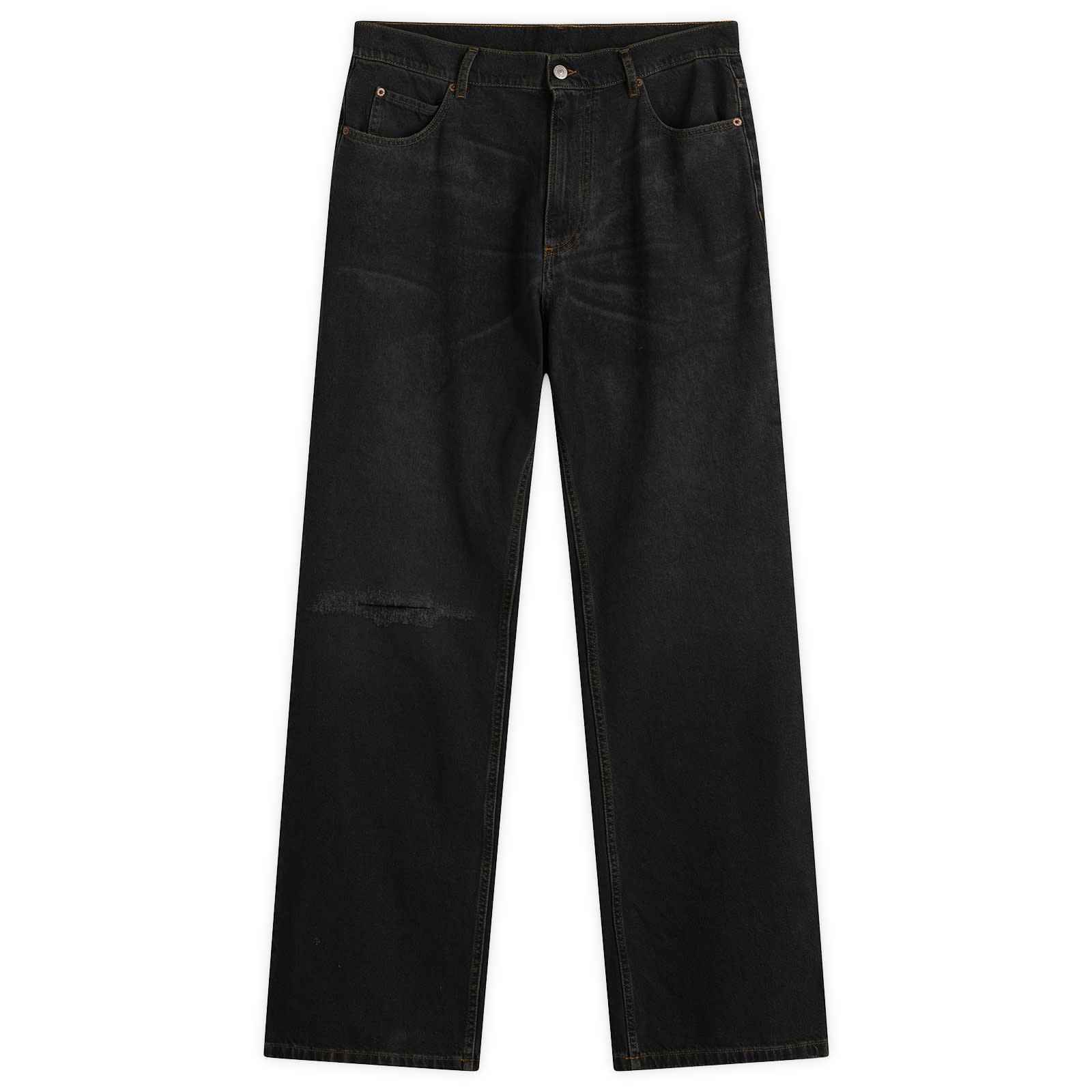 MM6 Maison Margiela Men's Pants 5 Pockets in Dark Blue, Size 30"