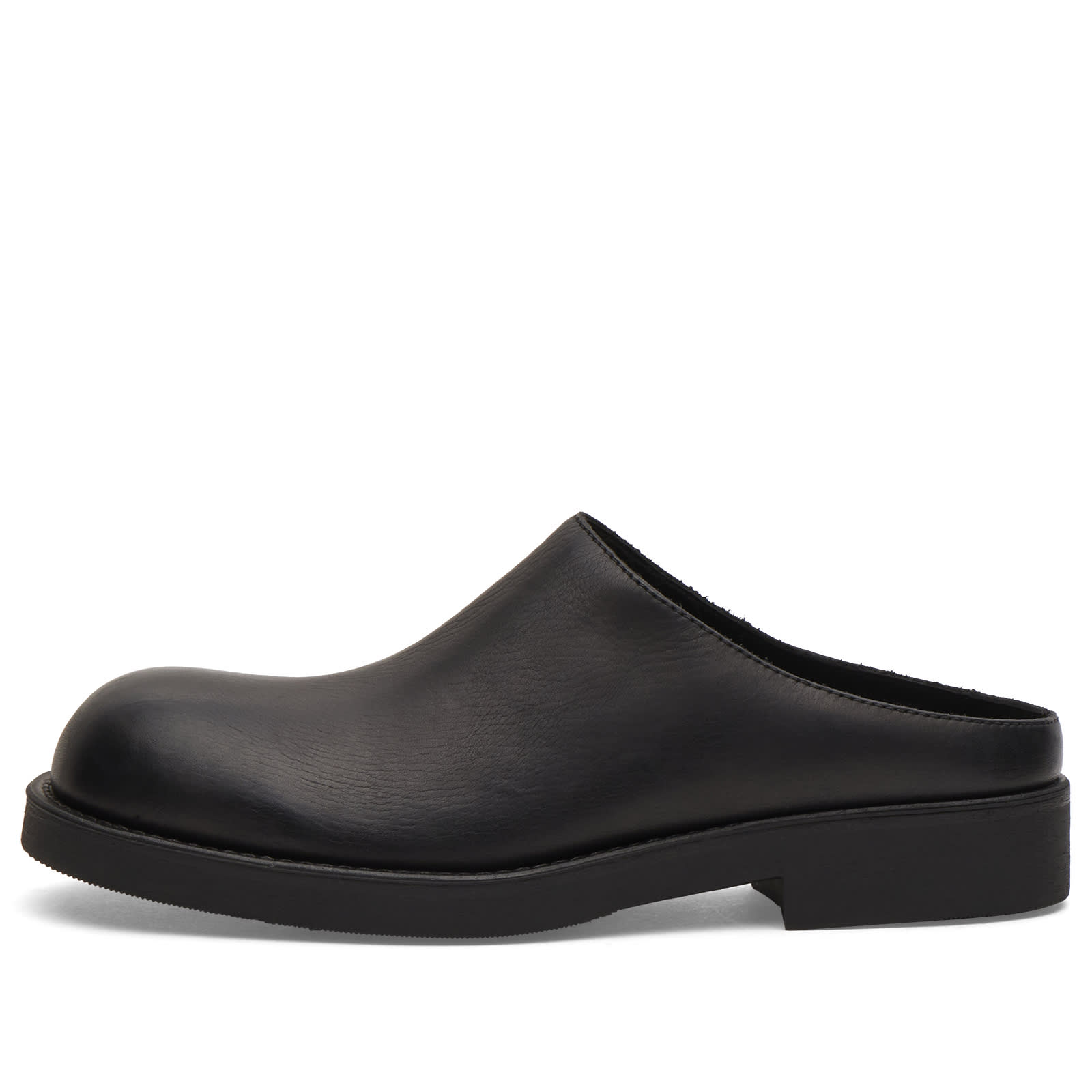 MM6 Maison Margiela Men's Leather Slip On in Black, Size EU 42