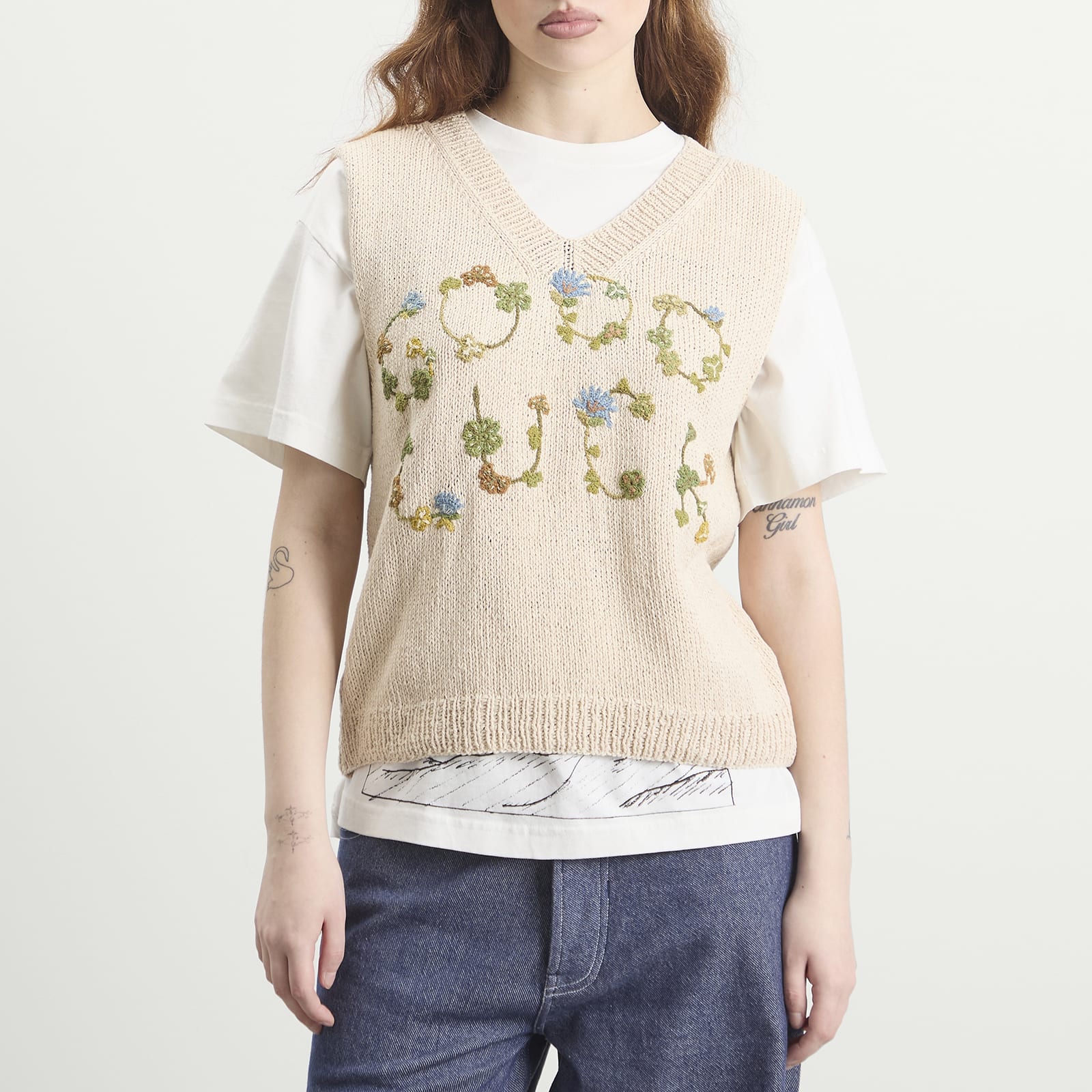 ハンドニットパーティーベスト | STORY MFG | FETCHING