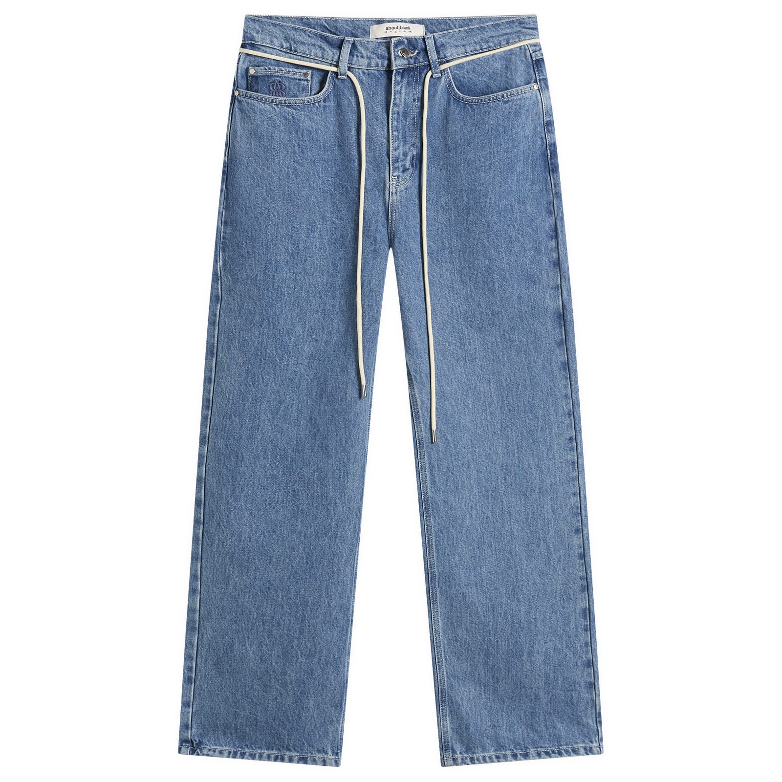 about:blank — about:blank Men's Relaxed Denim Jean in Mid Wash, Size X-Large