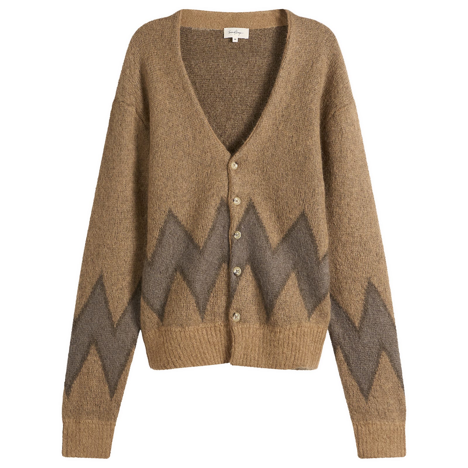 Second Layer Chevy Cardigan Brown/Gray