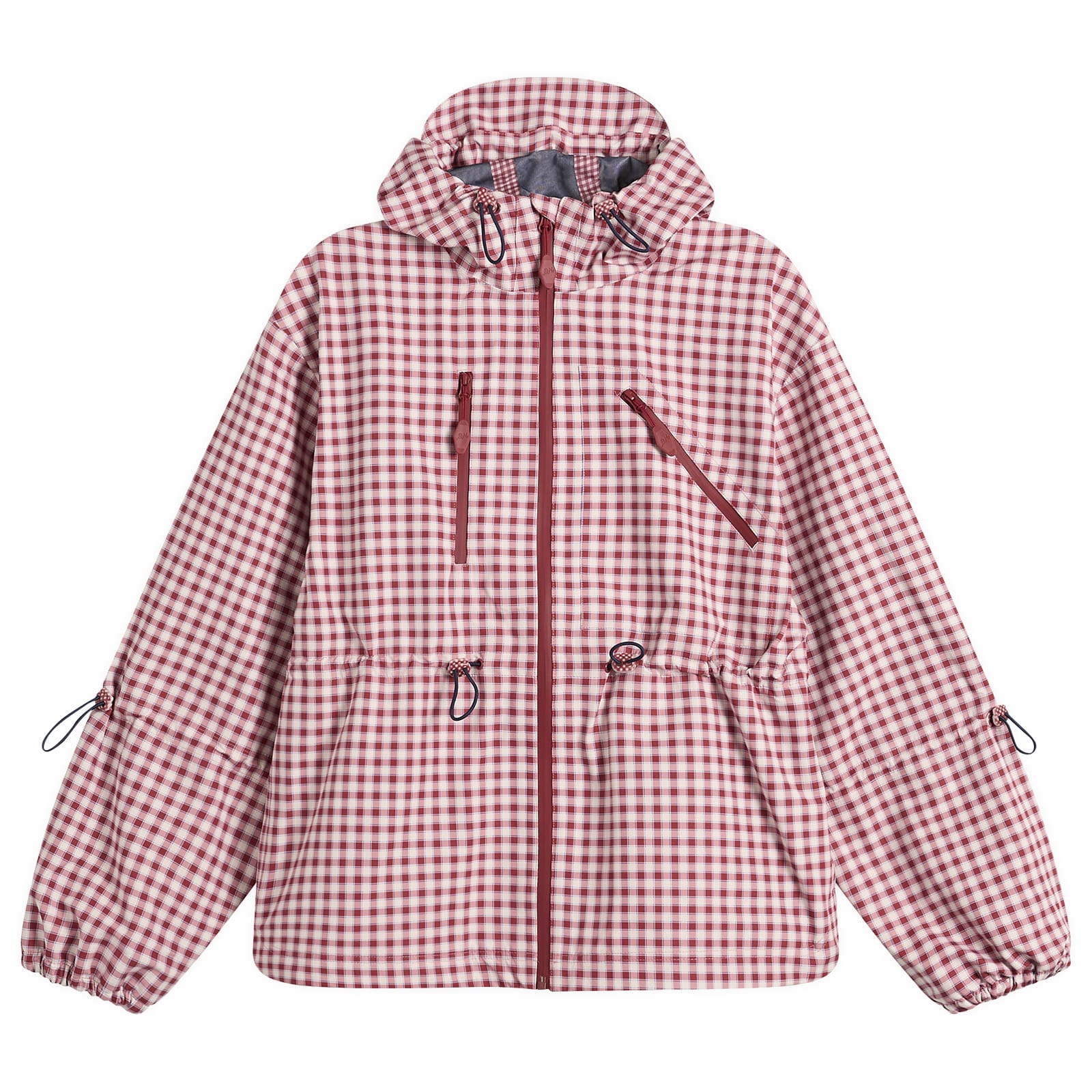 Damson Madder Women's END. EXCLUSIVE Matilda Raincoat in Cherry Gingham, Size UK 6 