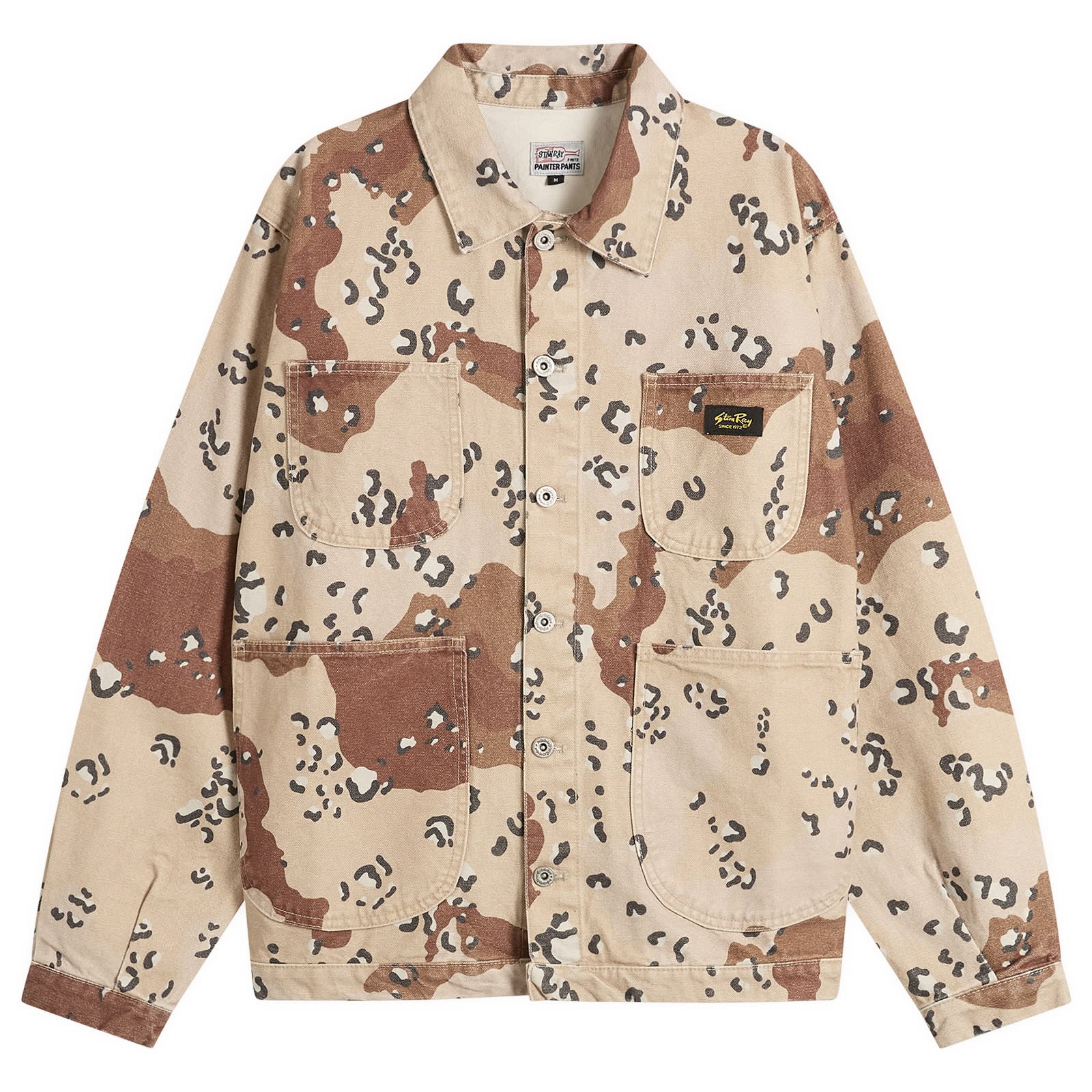 Stan Ray Men’s Coverall Jacket Choc Chip Camo Canvas