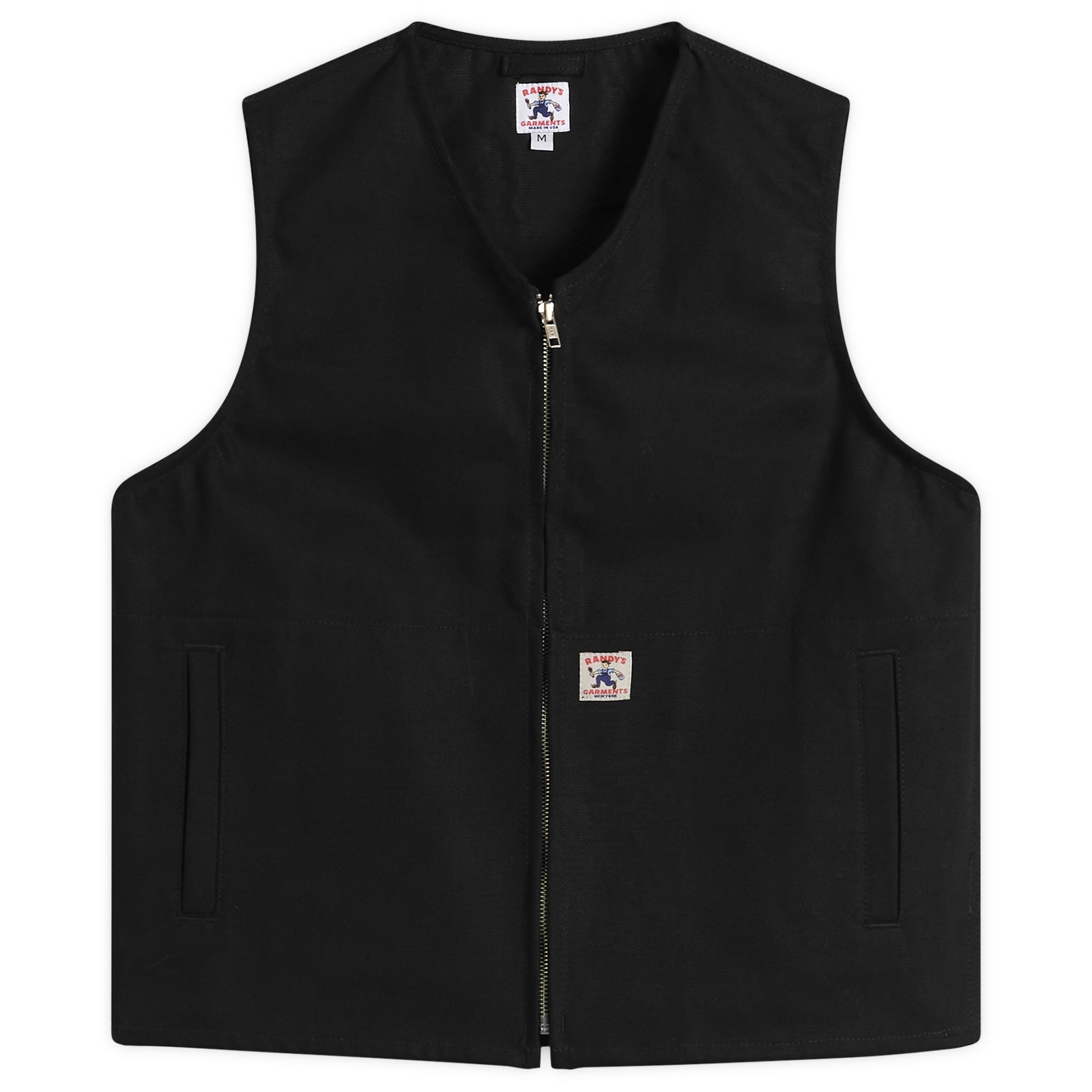 Randy's Garments — Randy's Garments Men's Randy’s Garments INC. Over Vest in Black Duck Canvas, Size Small