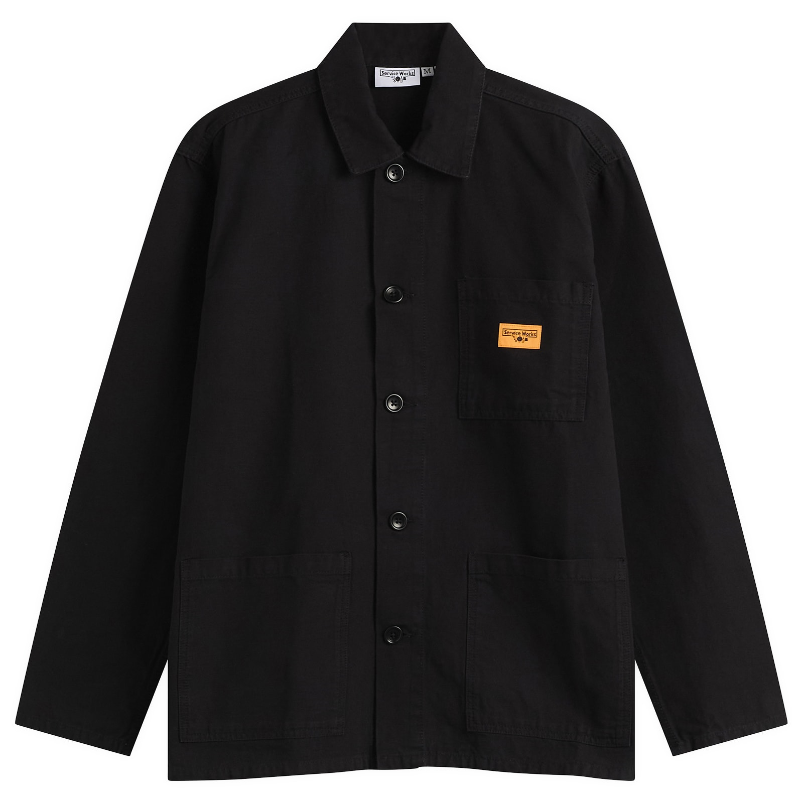 Service Works Men's Black Canvas Chore Shirt