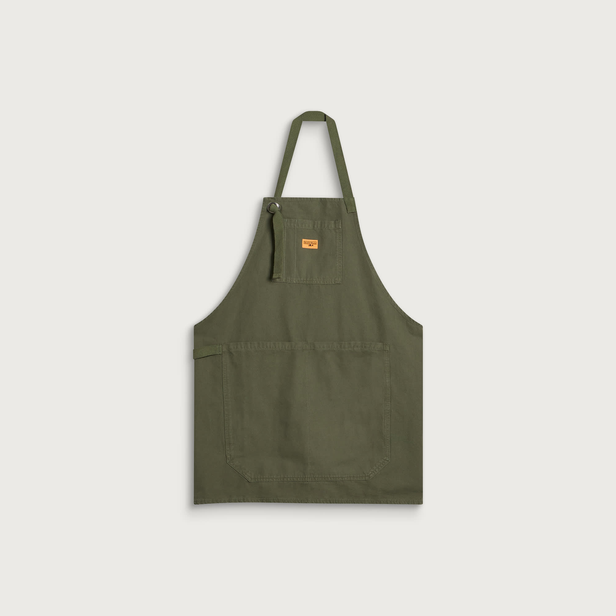Service Works Canvas Apron - Olive - Image 3