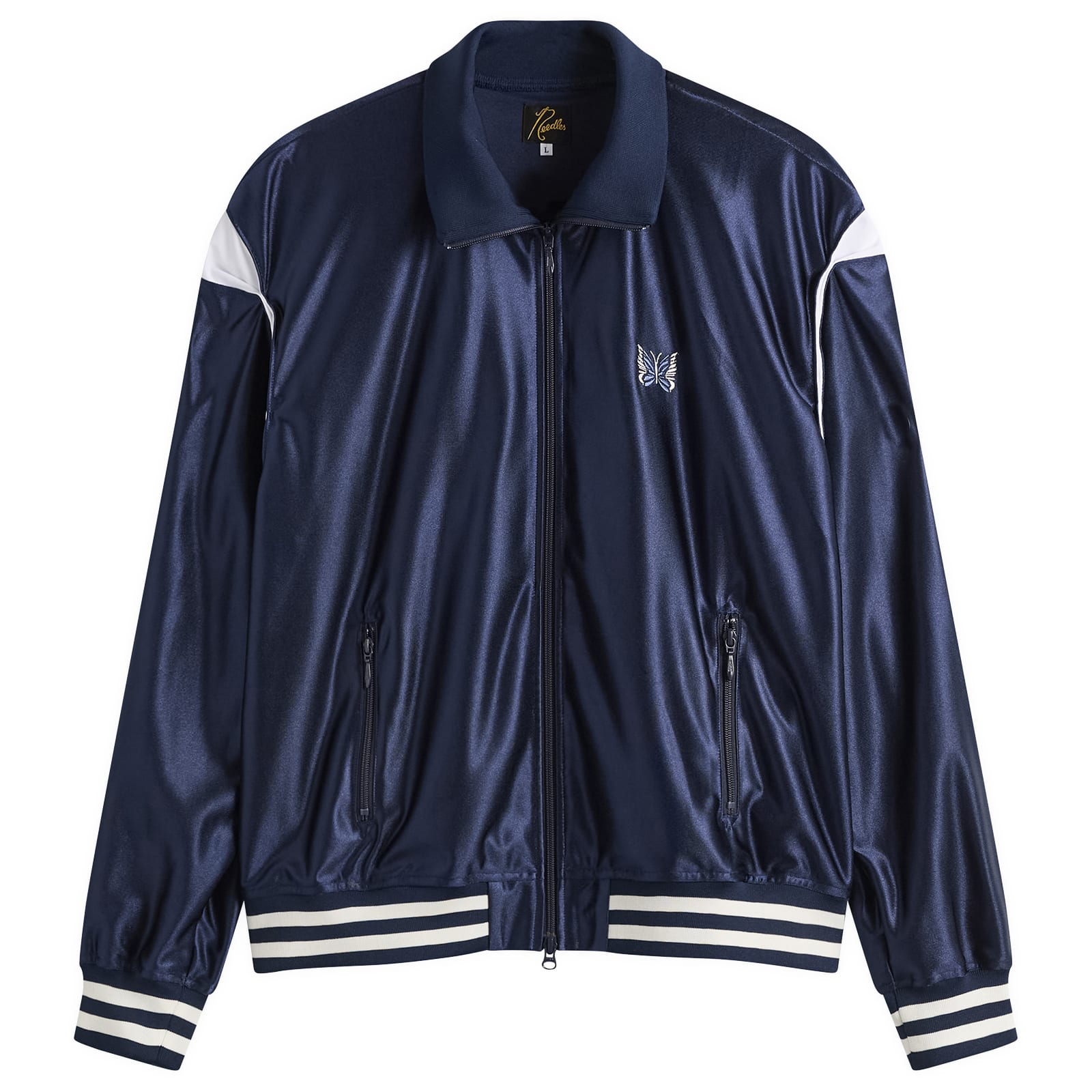 Needles Men’s Sateen Track Jacket Navy