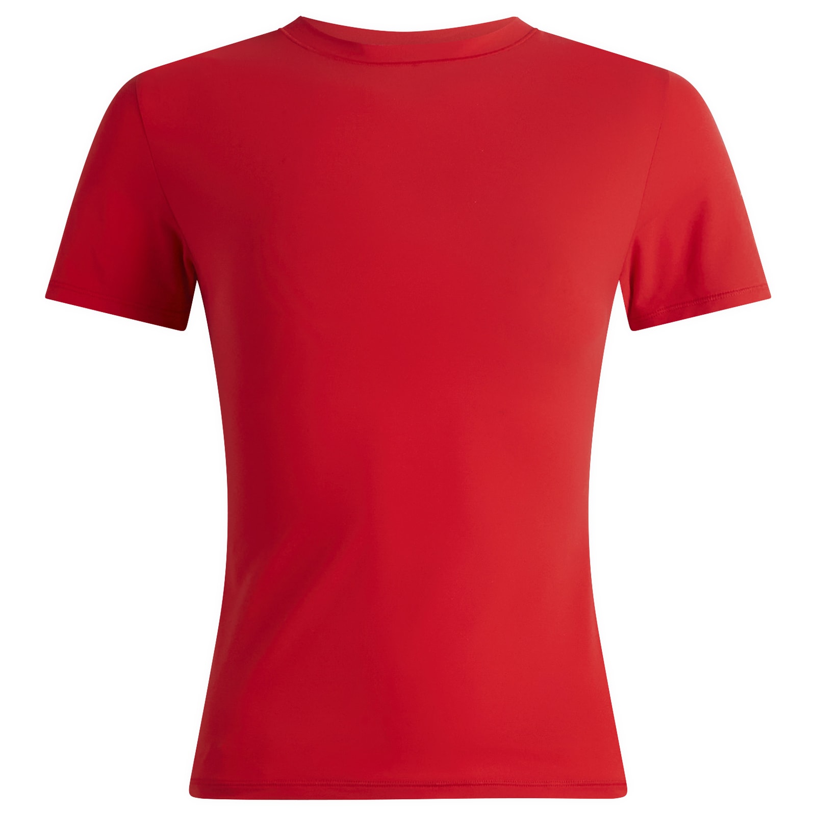 SKIMS Women's Fits Everybody Short Sleeve T-Shirt in Cherry, Size X-Large