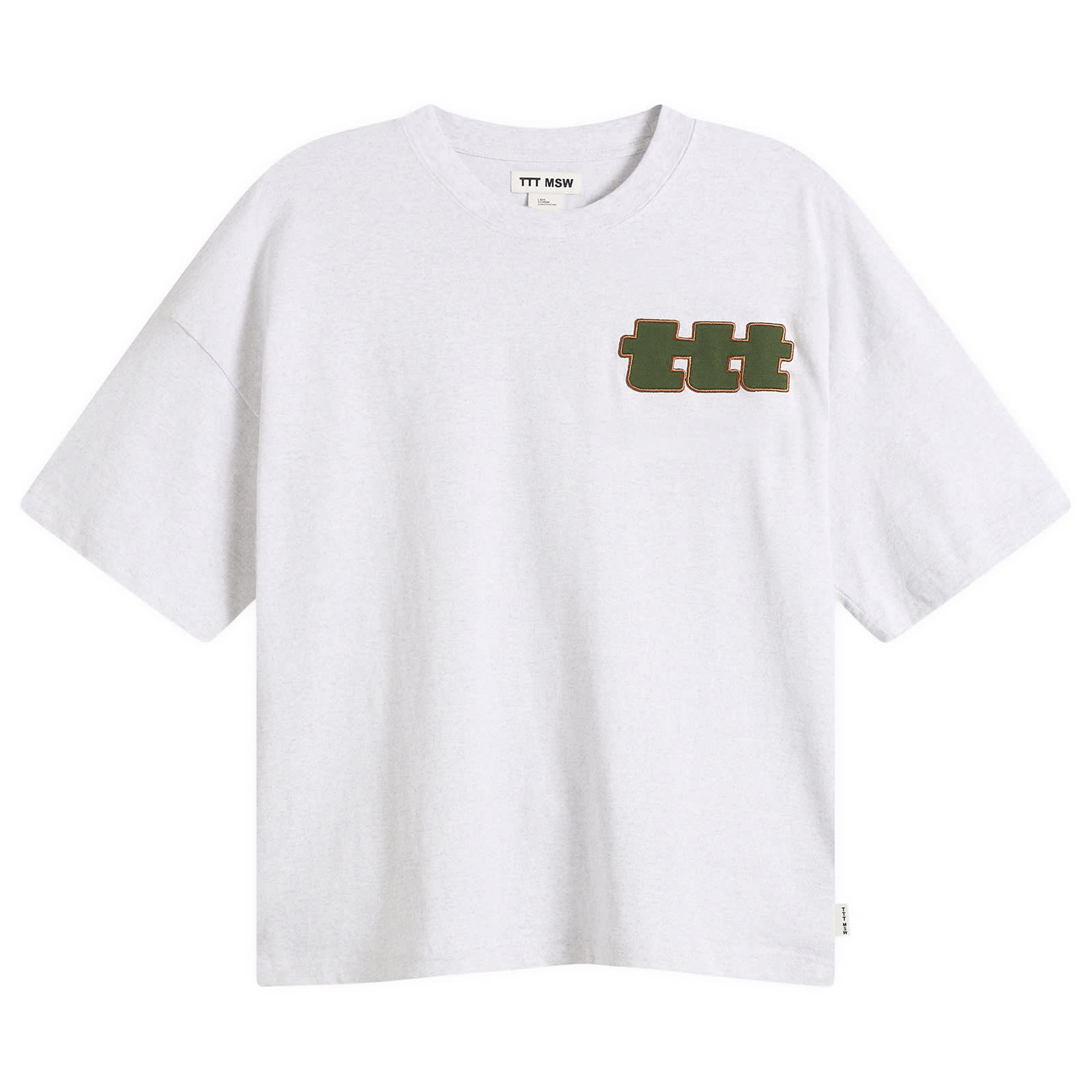 TTT MSW Men's Wave T-Shirt White - Curated Menswear