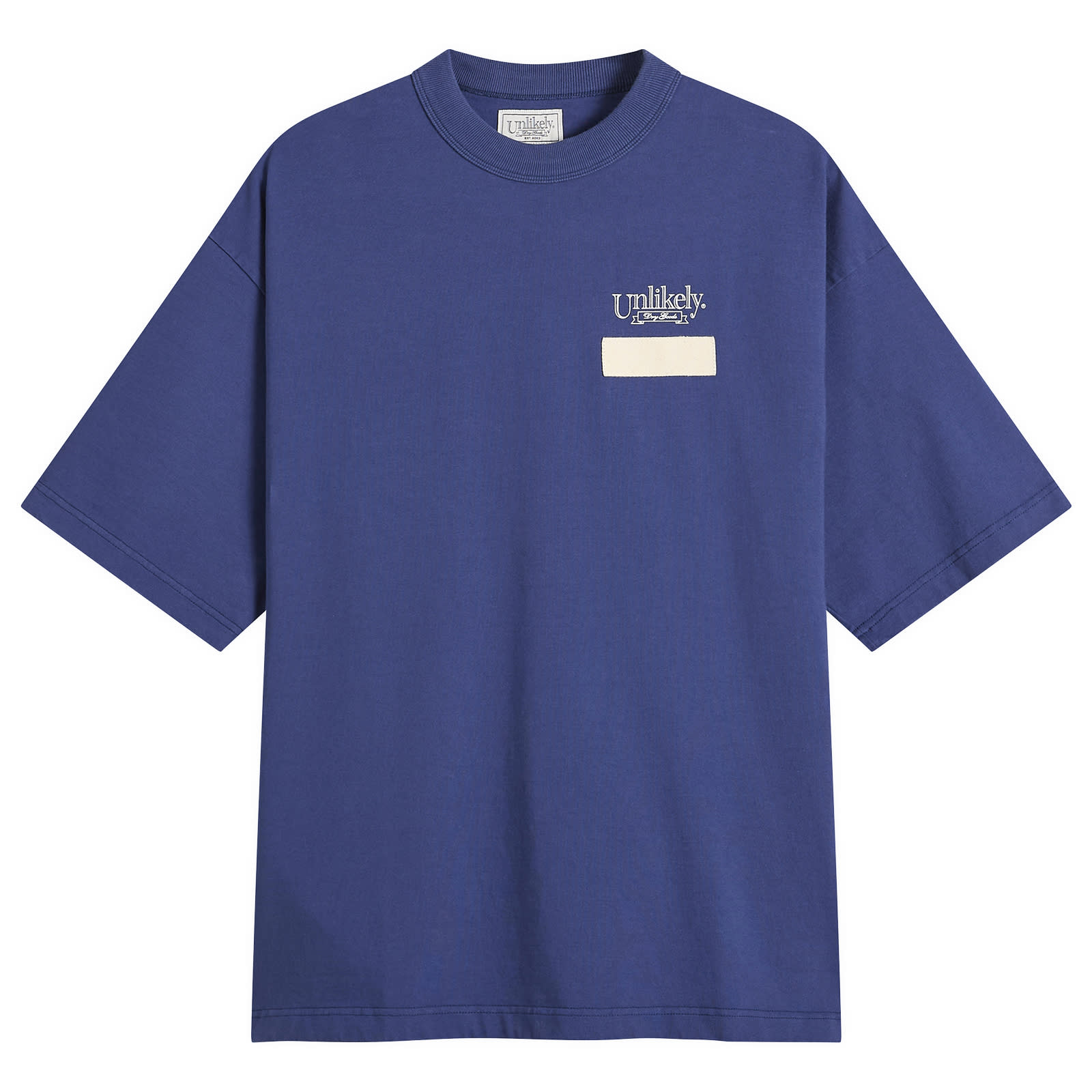 Unlikely Dry Goods Men’s Team T-Shirt Blue
