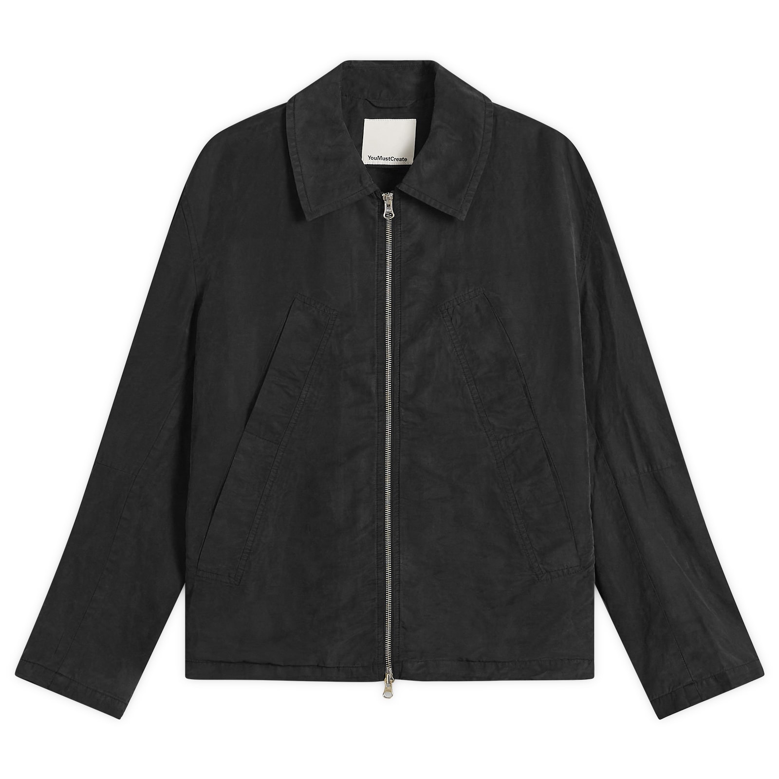 YMC Men's Garment Dye Repetition Jacket in Black, Size Medium 