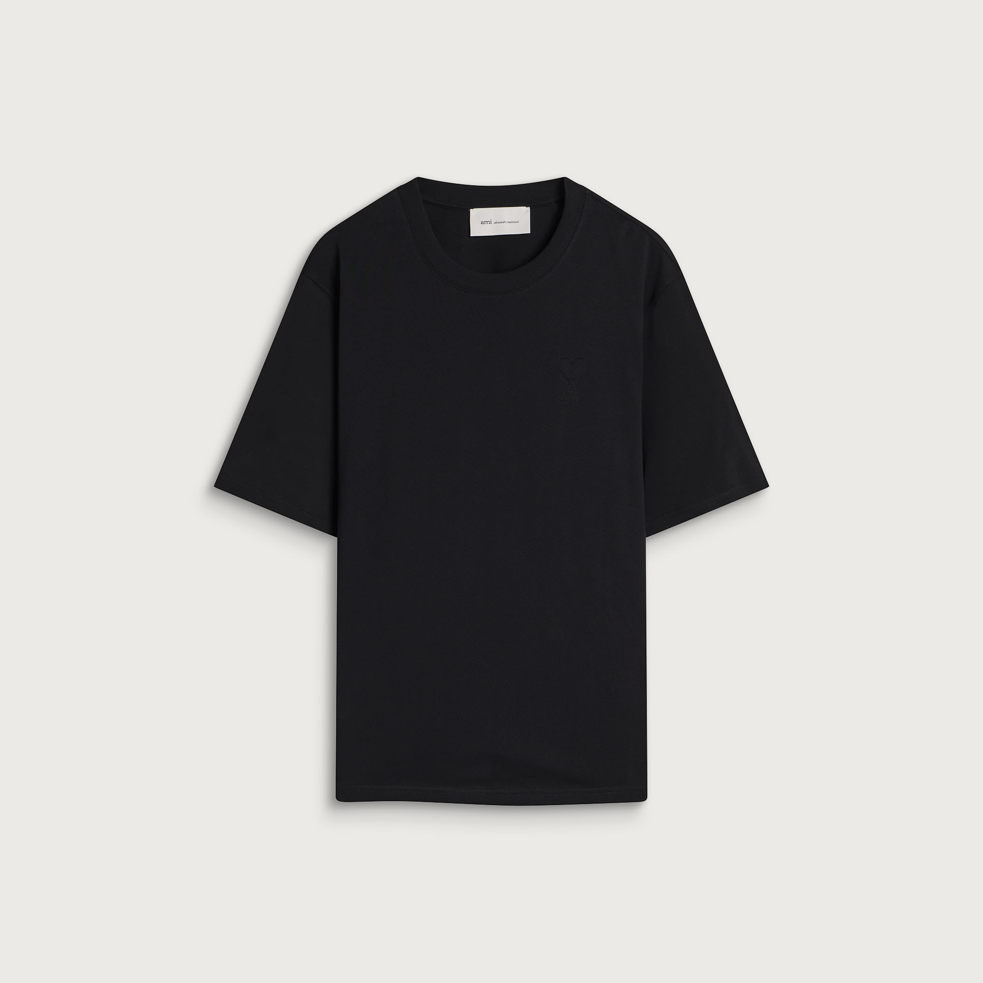 AMI Paris Men's Tonal Big ADC T-Shirt Black
