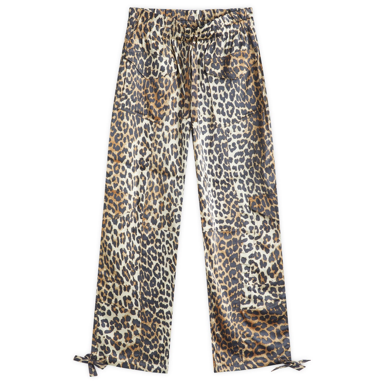 SOFITTE Retro Gradient Leopard Full-Print Pants