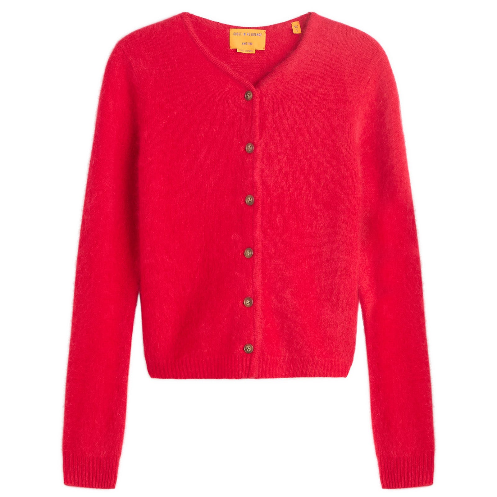 Guest In Residence Women's True Red Grizzly Cardigan