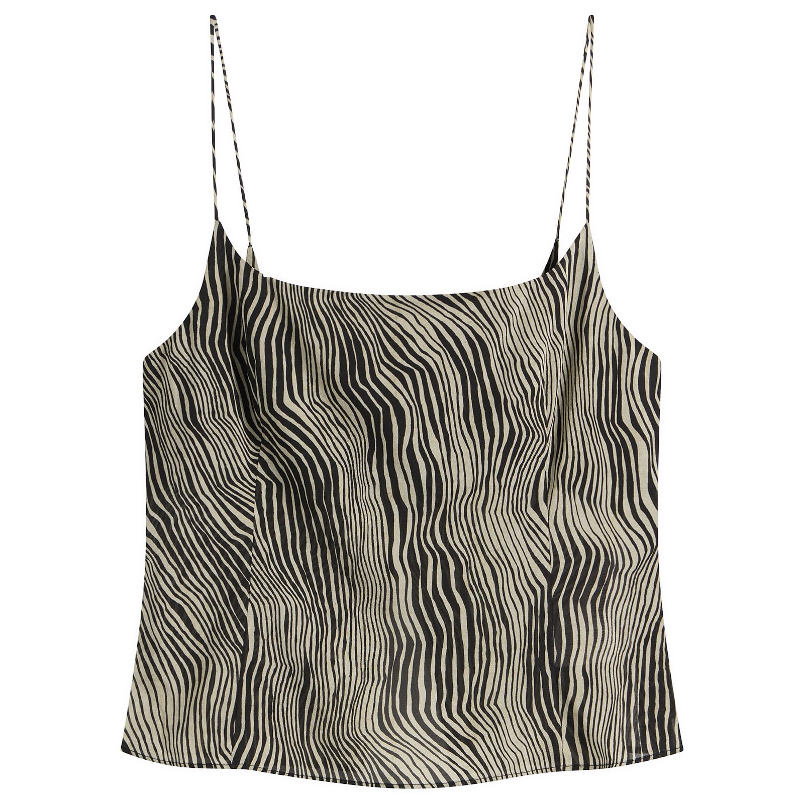ST. Agni Women's Savannah Silk Cami in Sand, Size Medium