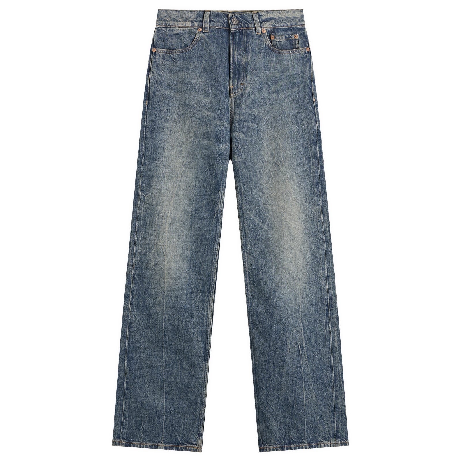 Our Legacy Women's Wata Cut Jeans River Blue Wash