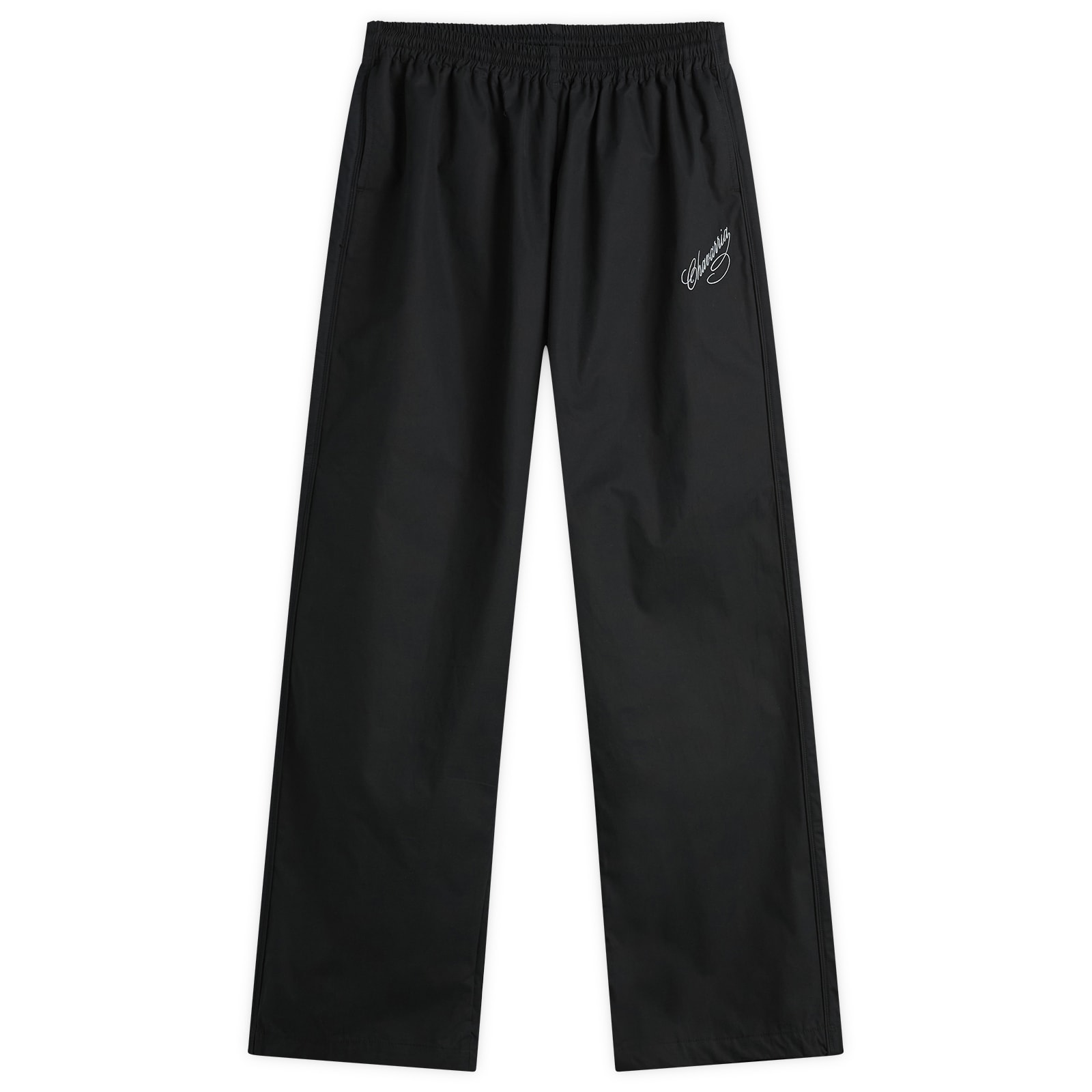 Willy Chavarria — Willy Chavarria Men's Ruff Rider Track Pant in Black, Size Small