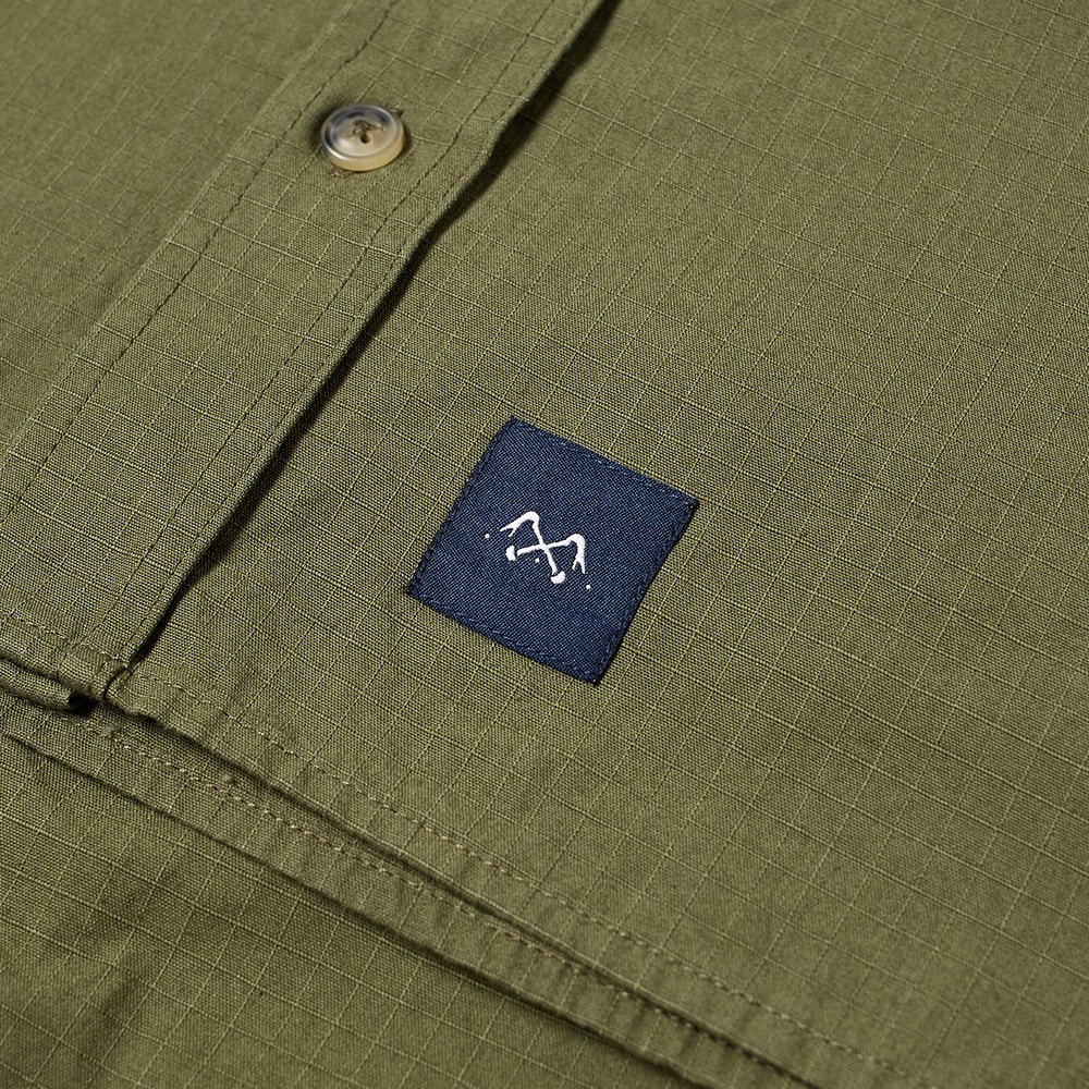 BLEU DE PANAME Bleu de Paname 2 Pocket Ripstop Shirt