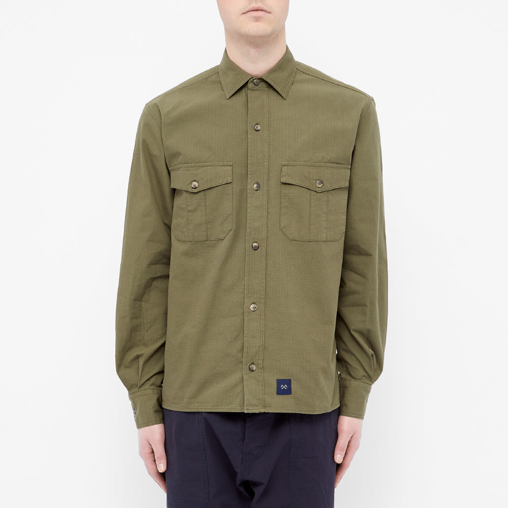 BLEU DE PANAME Bleu de Paname 2 Pocket Ripstop Shirt