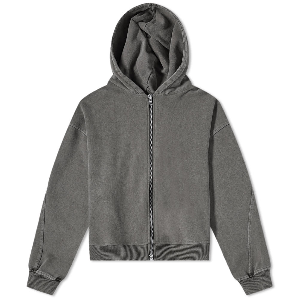 grey hoodie zip up
