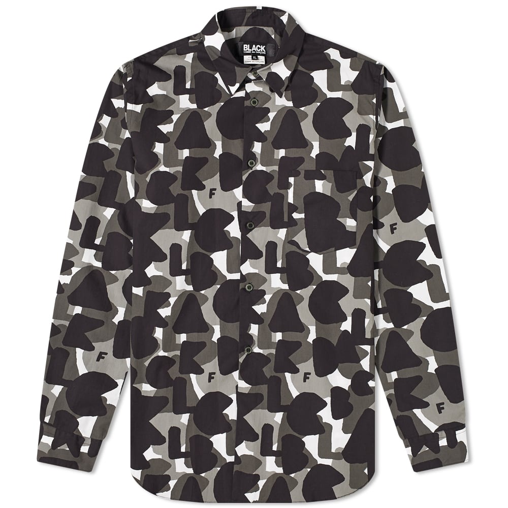 Comme des Garcons Black Logo Shirt Black & White | END. (KR)