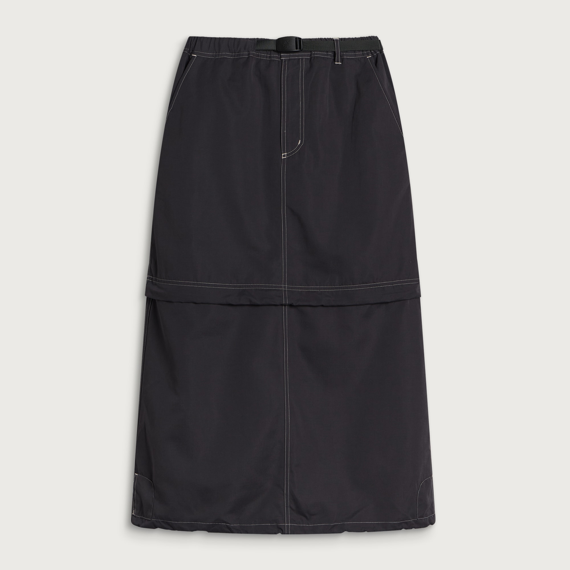 Gramicci Women's Zip Off Midi Skirt Black