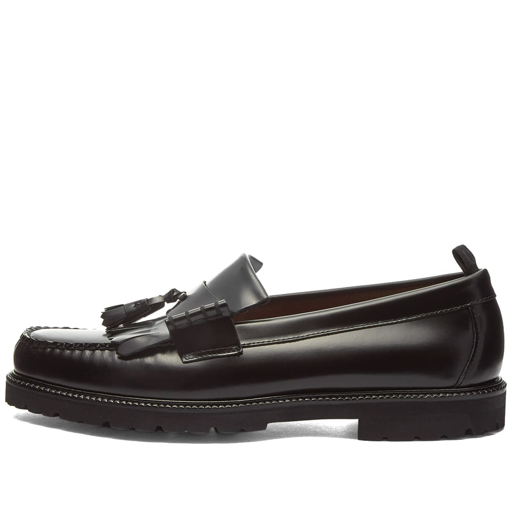 gh bass black loafers