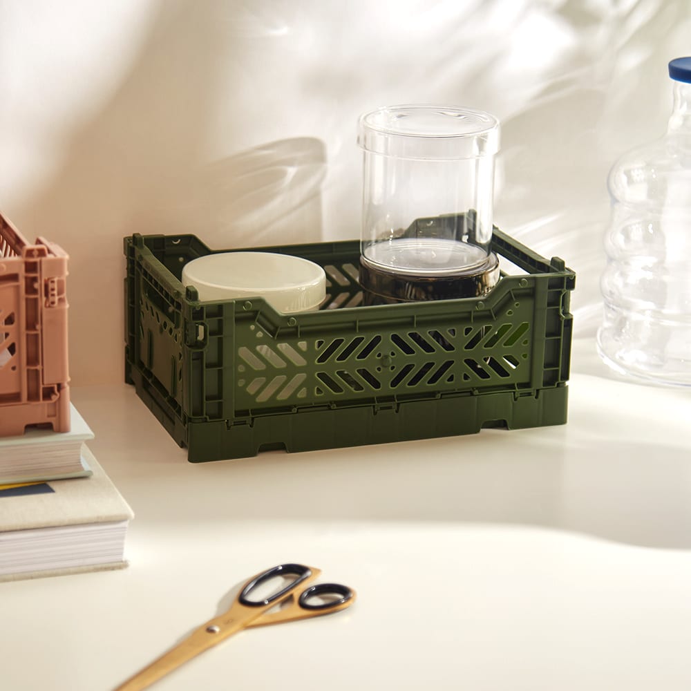 HAY Small Colour Crate Khaki END.