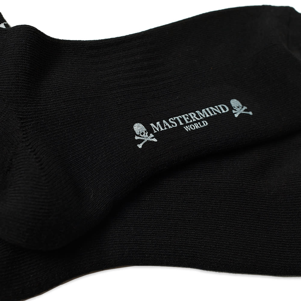 MASTERMIND WORLD Back Skull Sock Black | END. (CN)