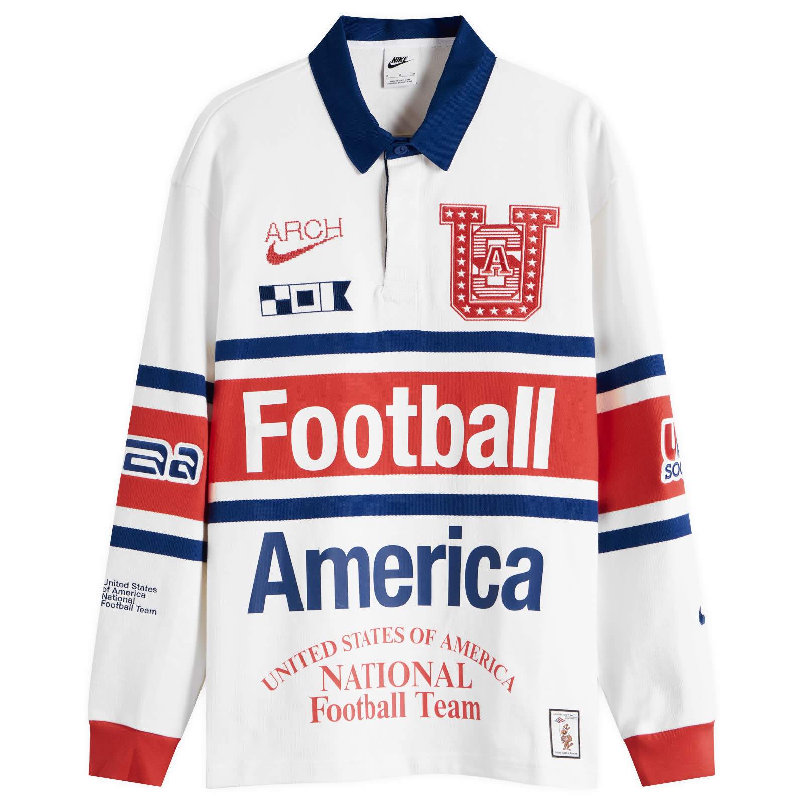 NIKE アメリカxV.A.A. メンズ ロングスリーブラグビートップ　M Path