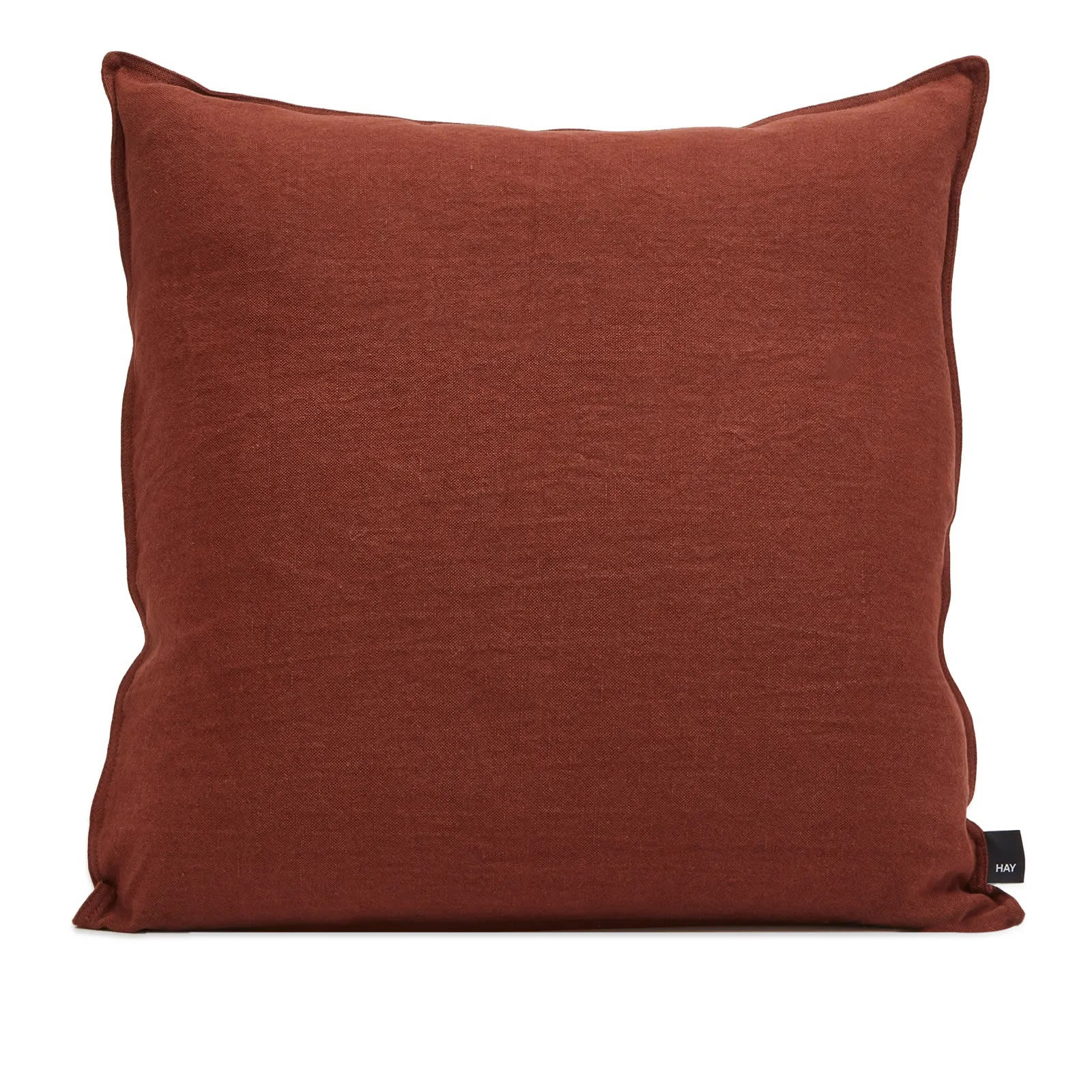 Hay Unisex Iron Red Linen Cushion - 50X50cm