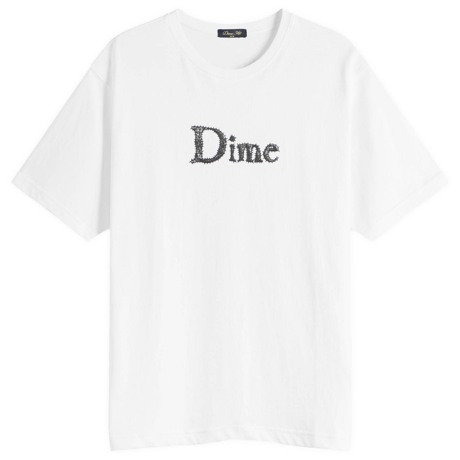 Dime Men’s Classic Spiked T-Shirt White