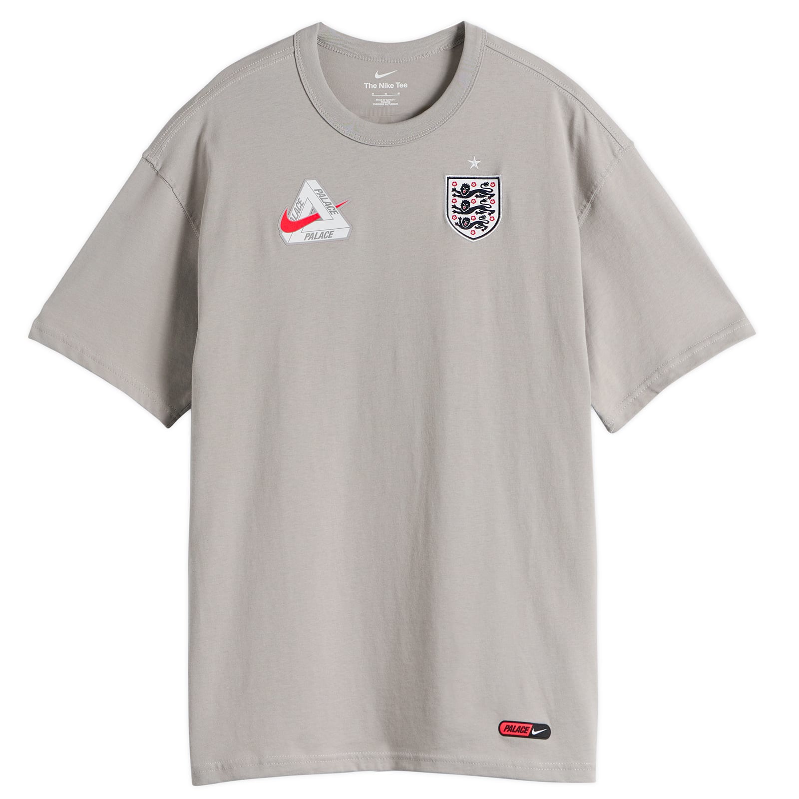 Nike Men's x Palace England T-Shirt Grey | IM6598-052 | FOOTY.COM
