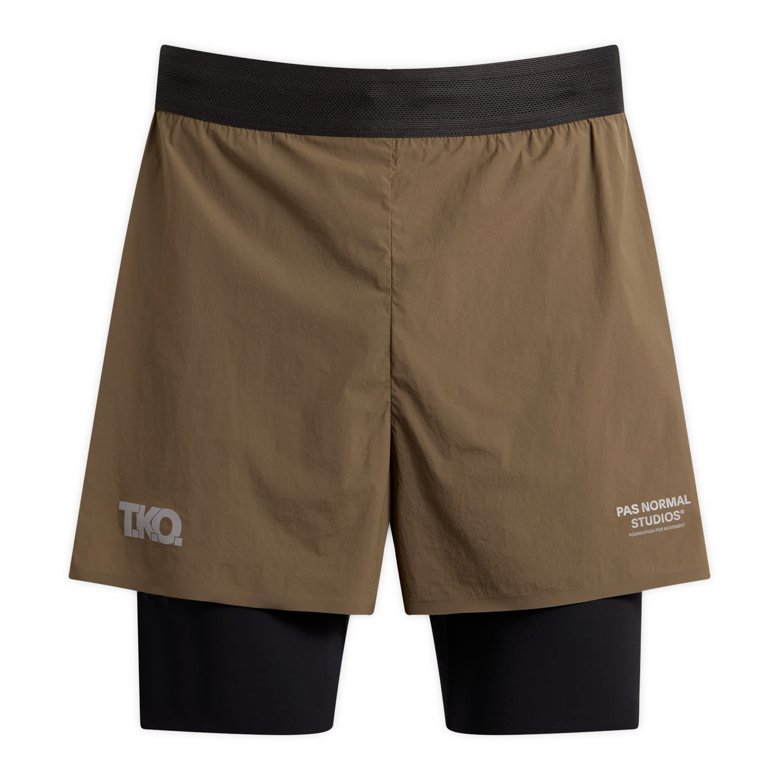 Pas Normal Studios Men’s T.K.O. Balance 2-in-1 Shorts Dark Stone