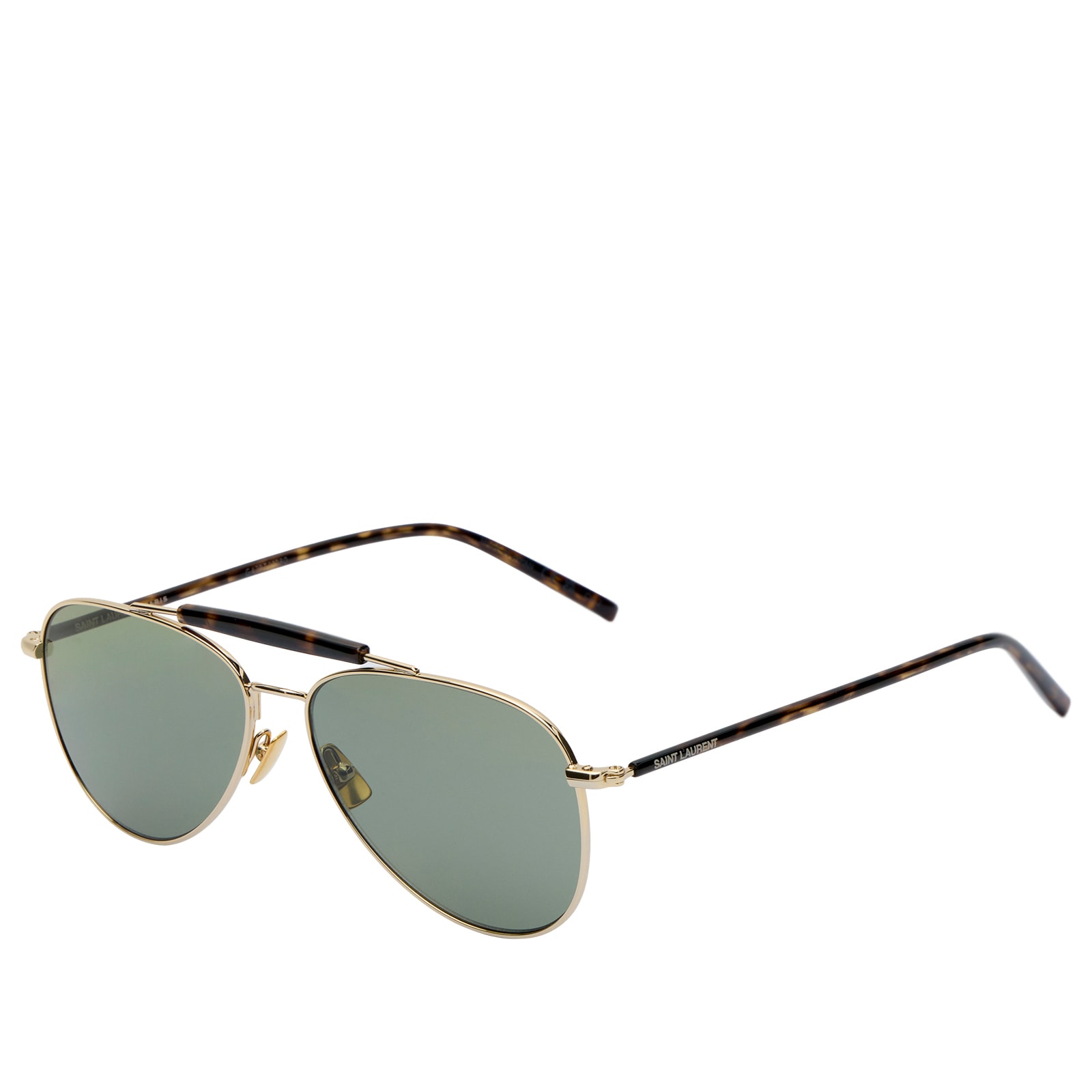 Saint Laurent SL 864 Sunglasses Gold/Green