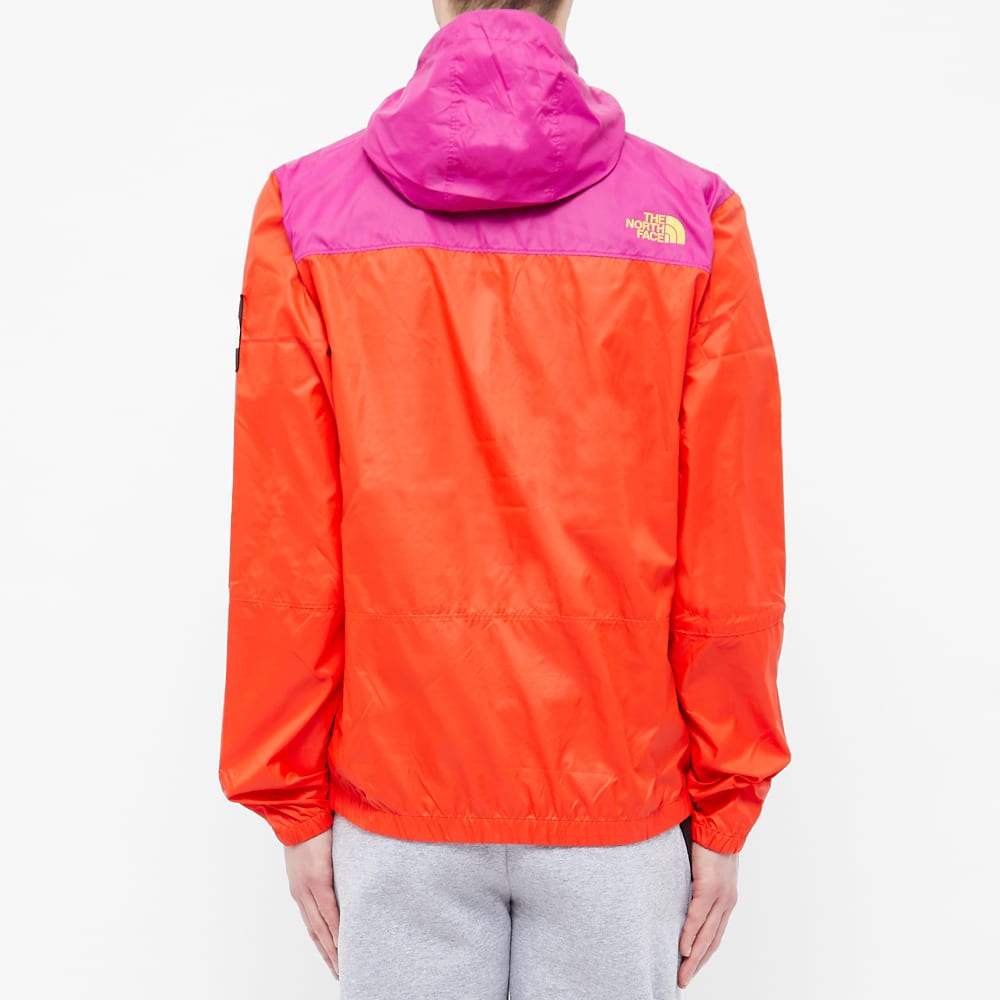 purple north face windbreaker