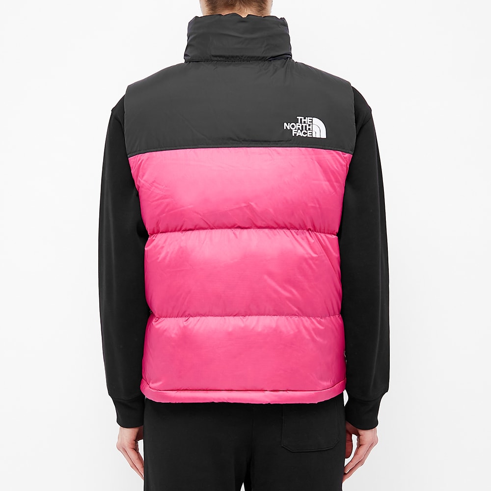 north face nuptse vest purple