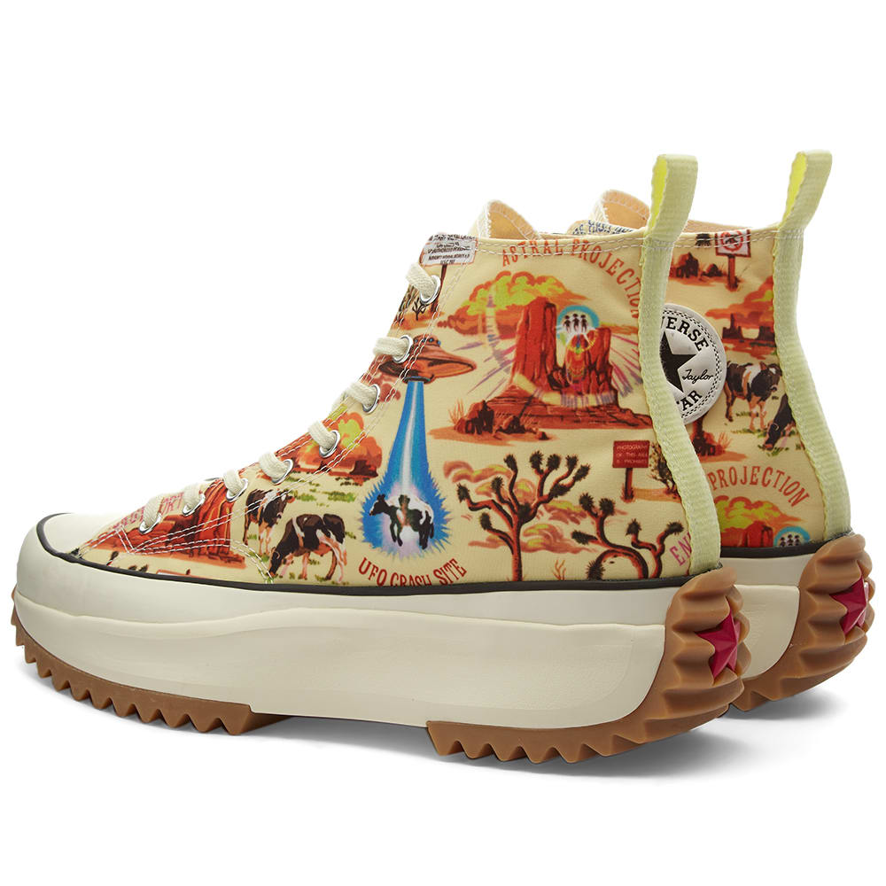 converse run star hike yellow