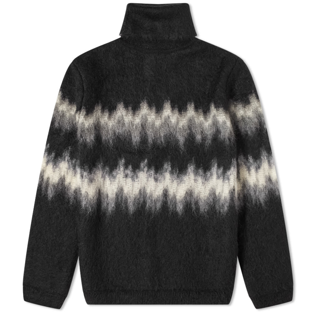 Saint Laurent Patterned Mohair Rollneck 
